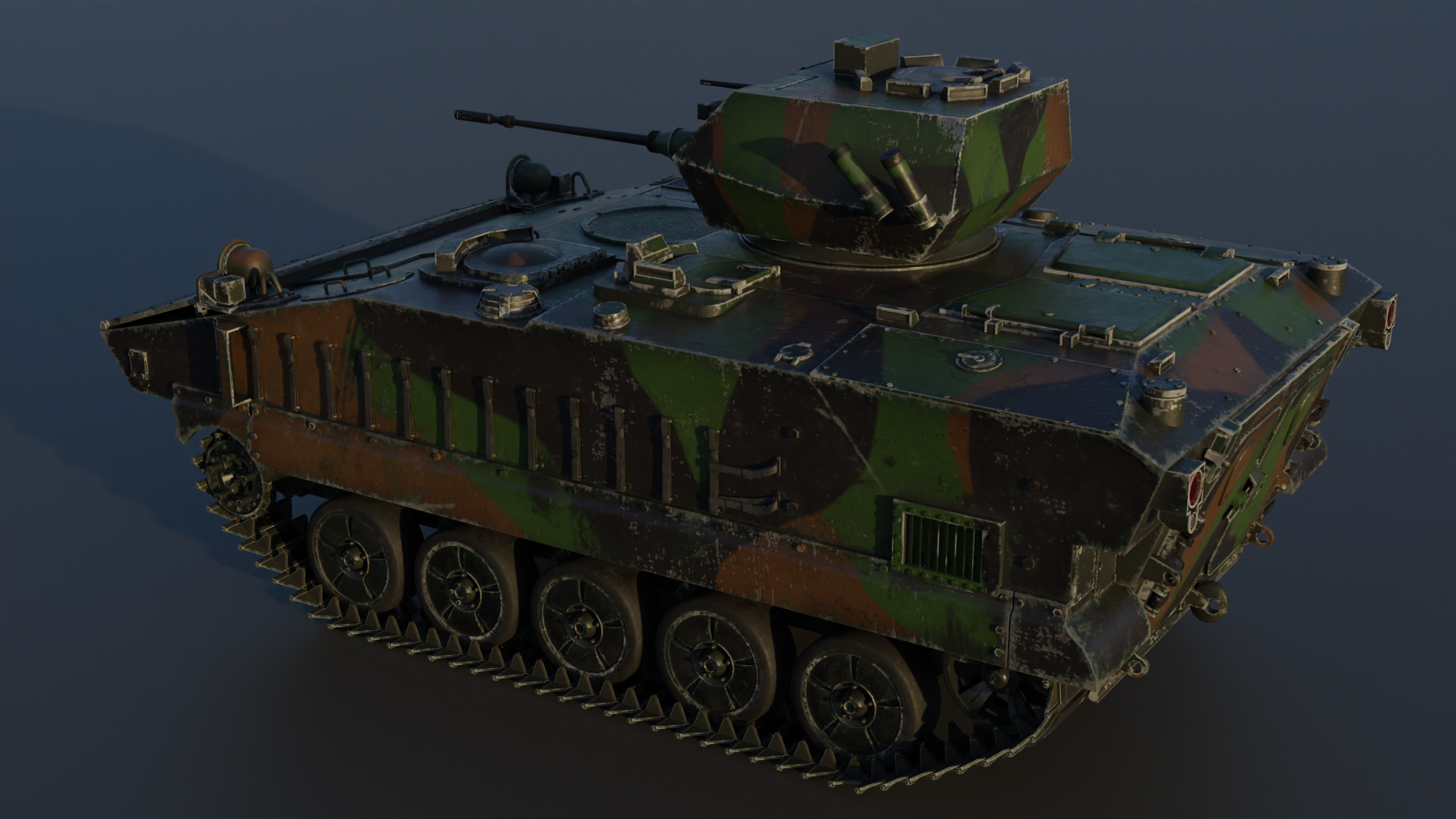 AMX-10P 25 ICV Low-poly 3D model_4