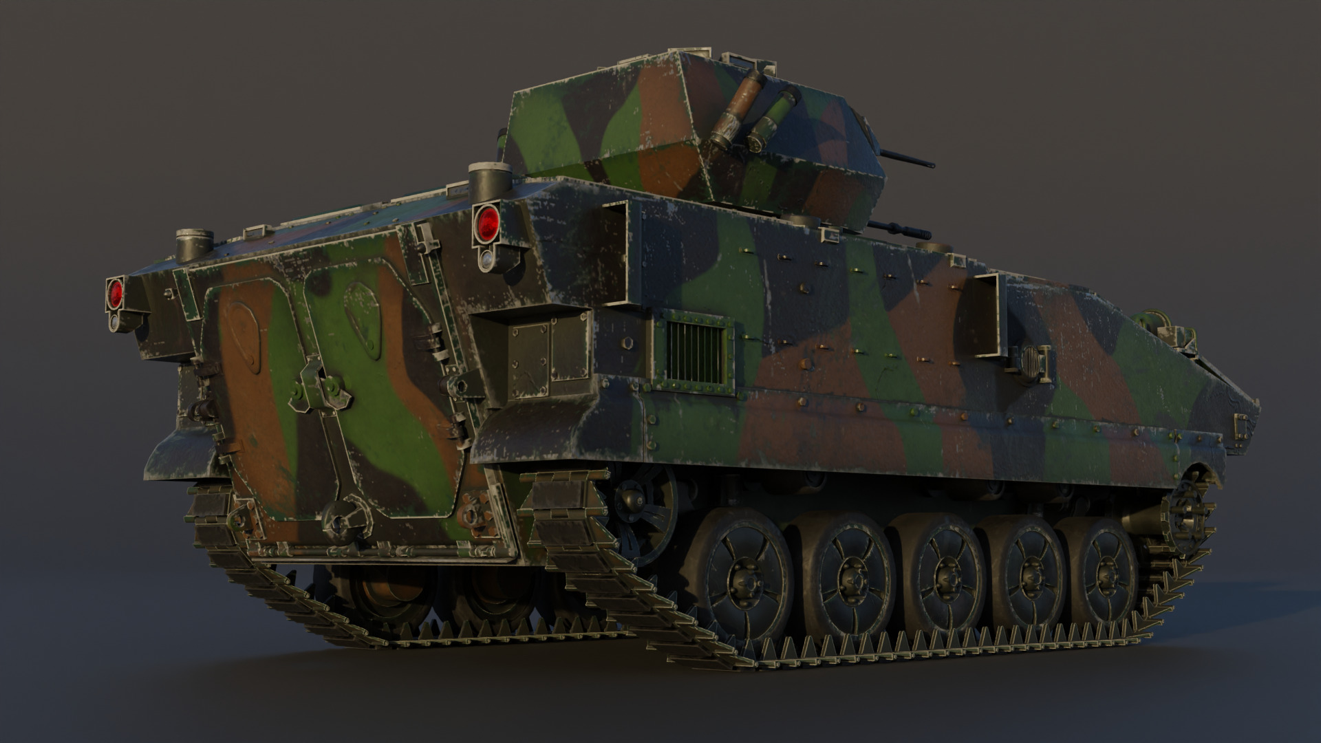 AMX-10P 25 ICV Low-poly 3D model_3