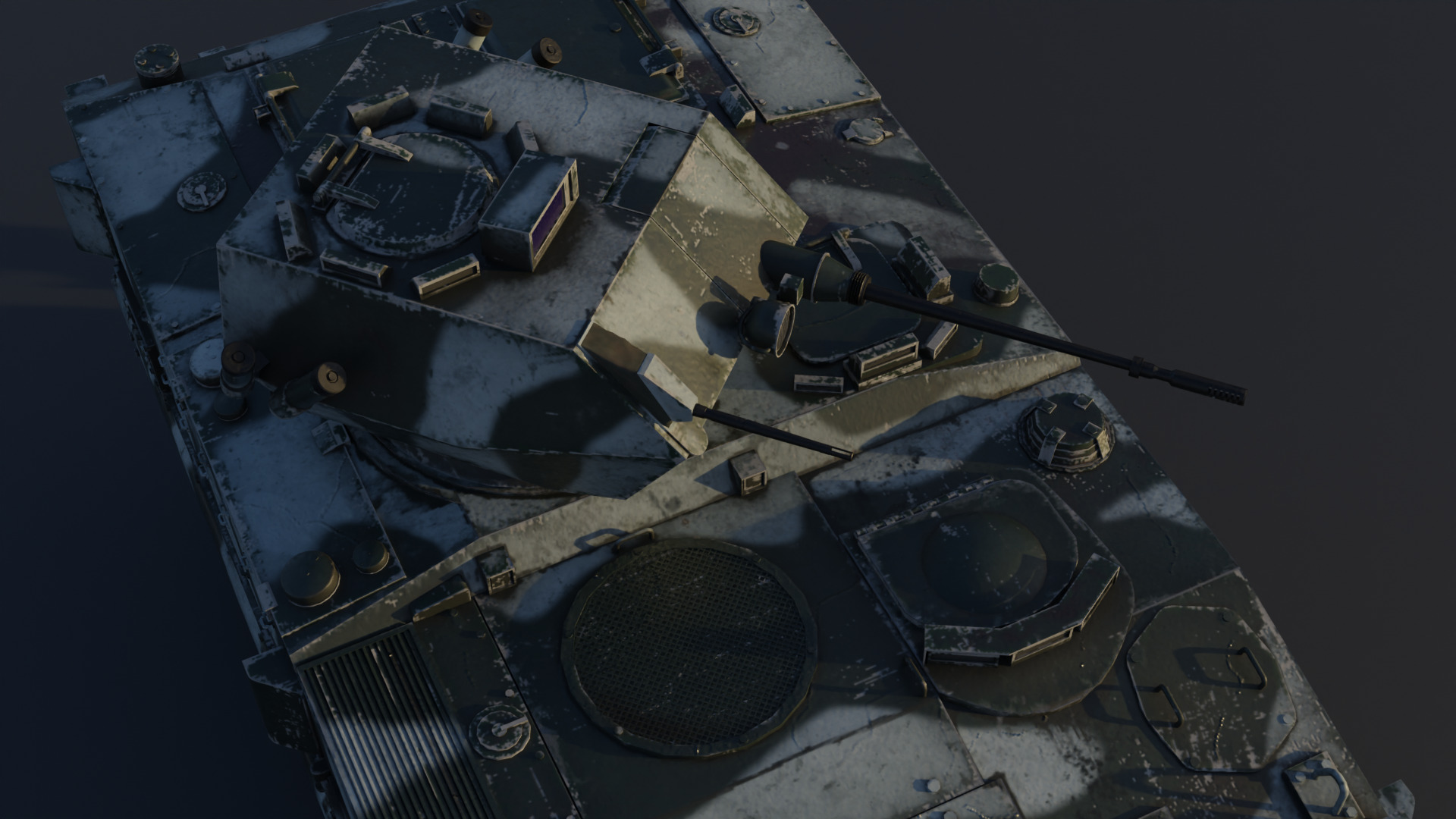 AMX-10P 25 ICV Low-poly 3D model_7