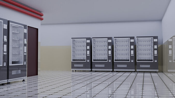 Vending machine 3D model