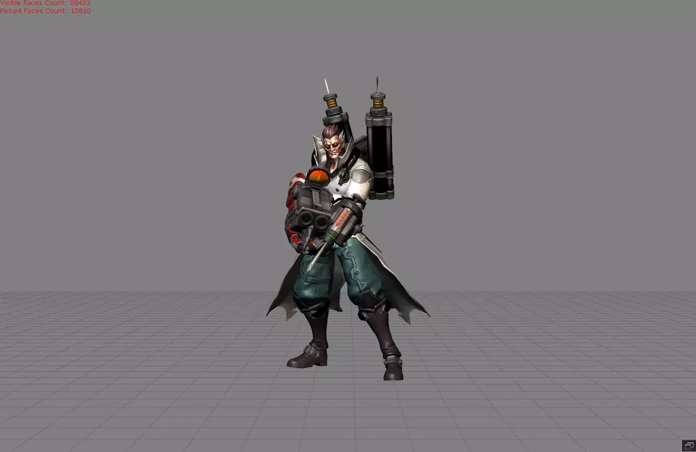 Roger Dr Beast Low-poly 3D model