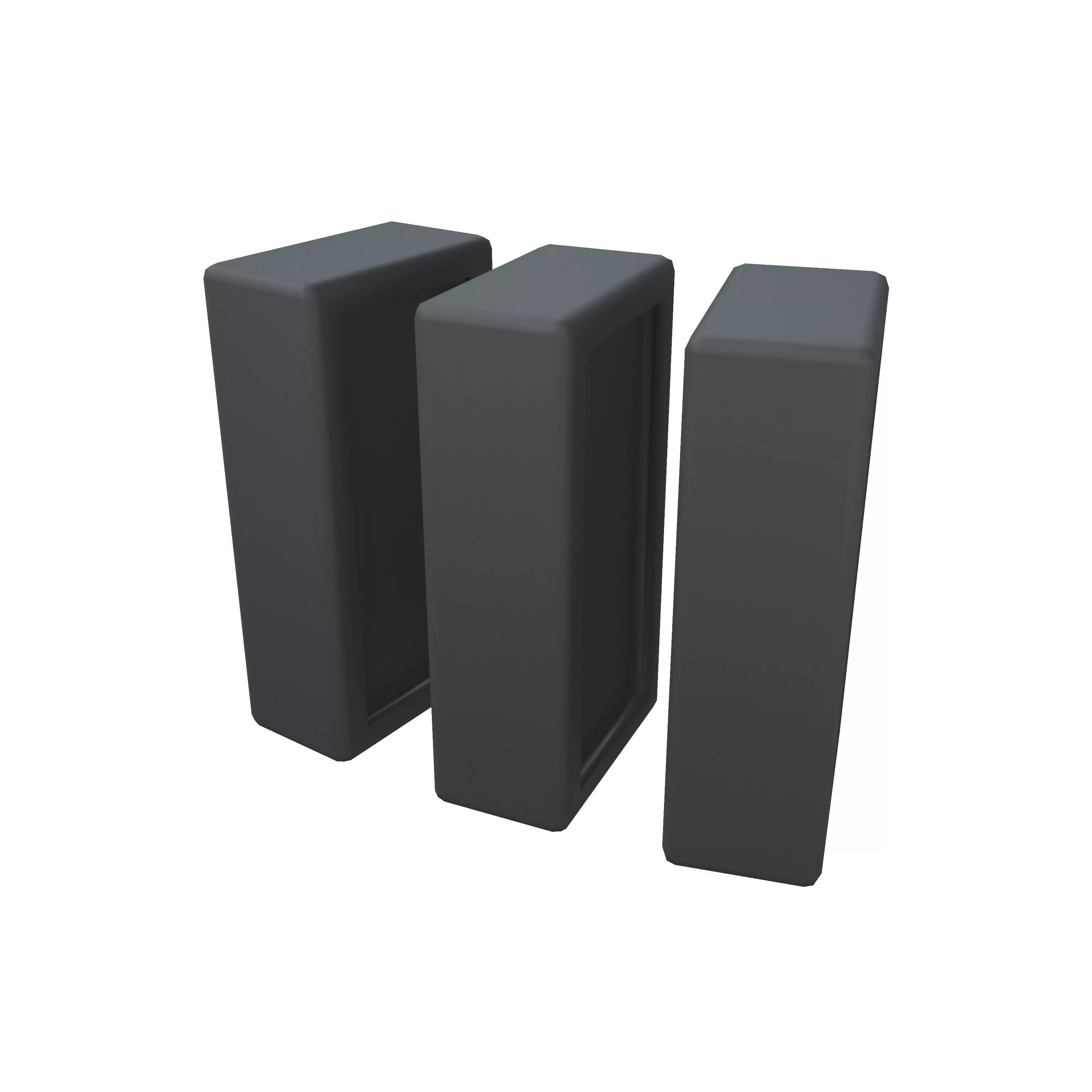Domino Icon v1 001 Low-poly 3D model