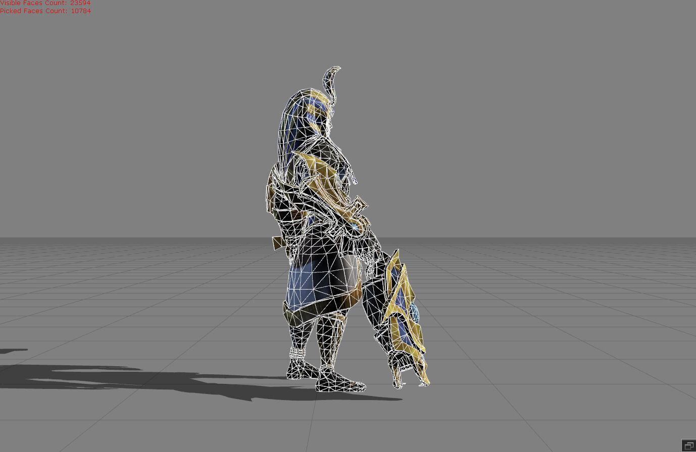Roger Anubis Low-poly 3D model_13