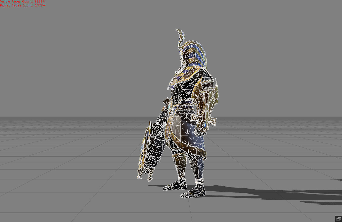 Roger Anubis Low-poly 3D model_14