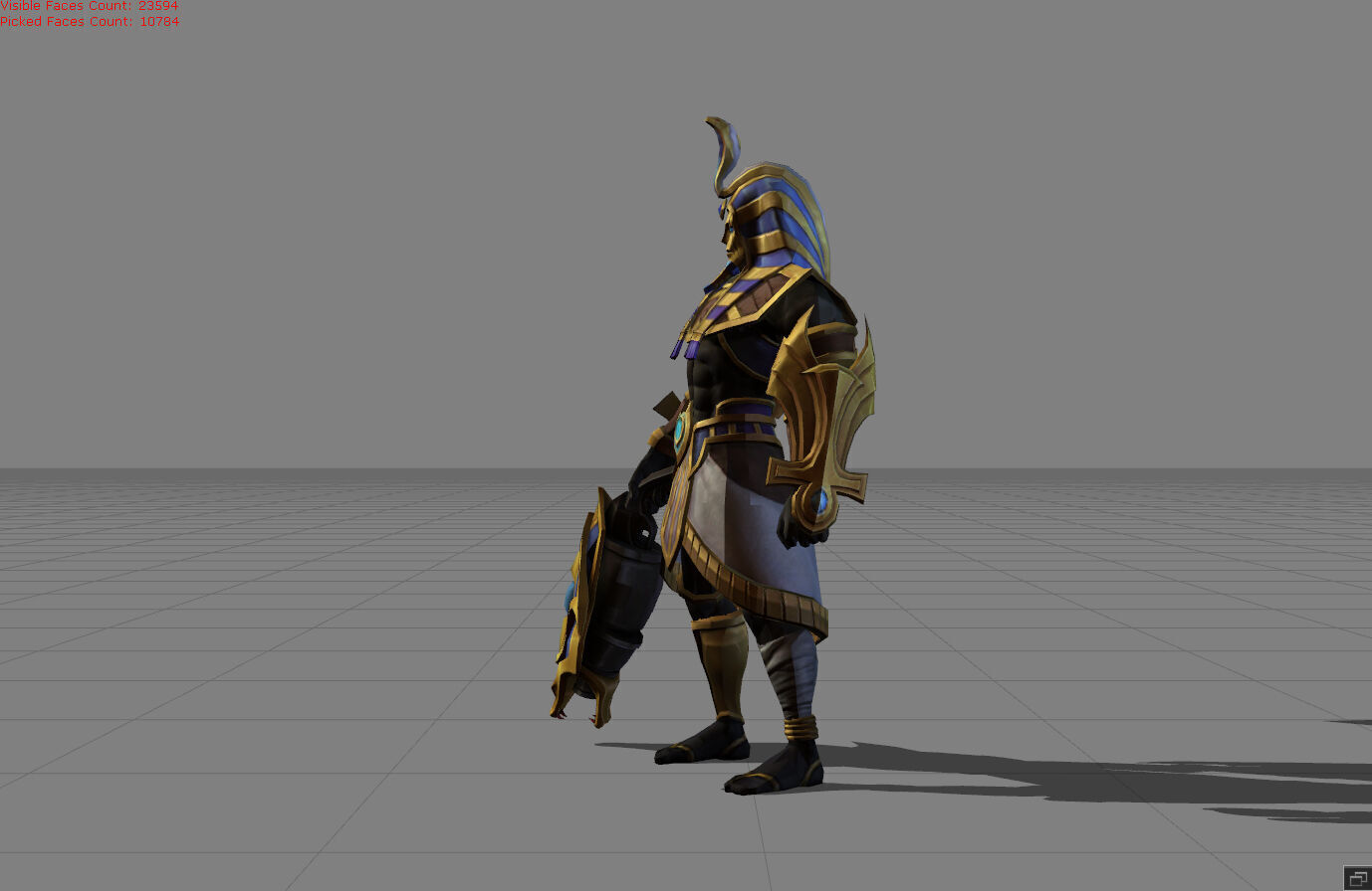 Roger Anubis Low-poly 3D model_10
