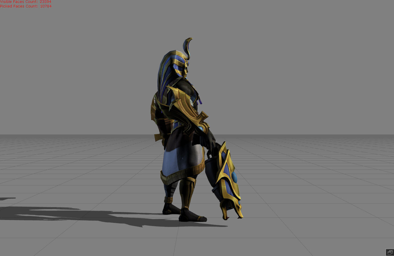 Roger Anubis Low-poly 3D model_9