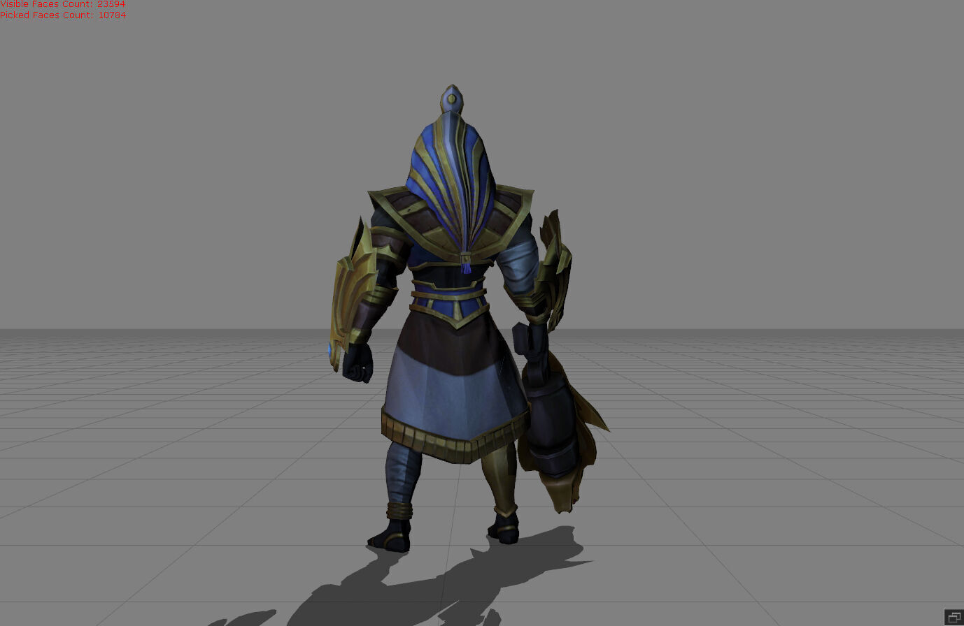 Roger Anubis Low-poly 3D model_11