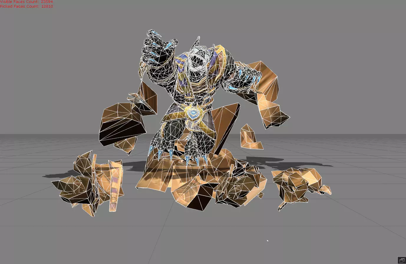 Roger Anubis Low-poly 3D model_0