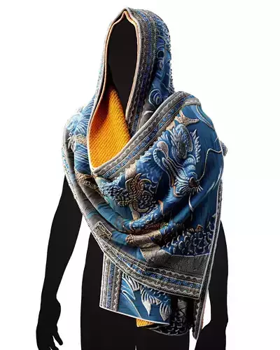 Texturing a shawl in substance painter Texture