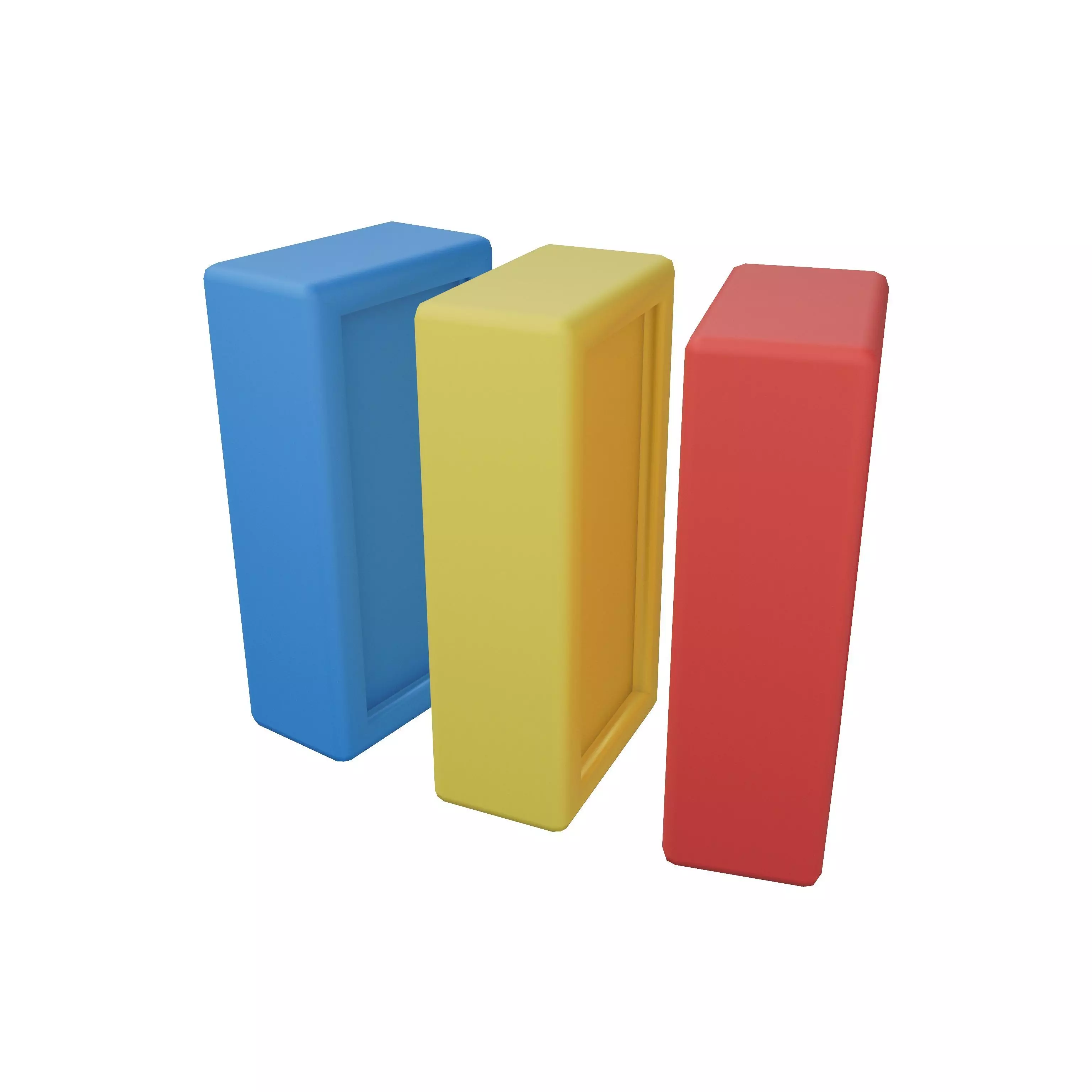 Domino Icon v1 003 Low-poly 3D model