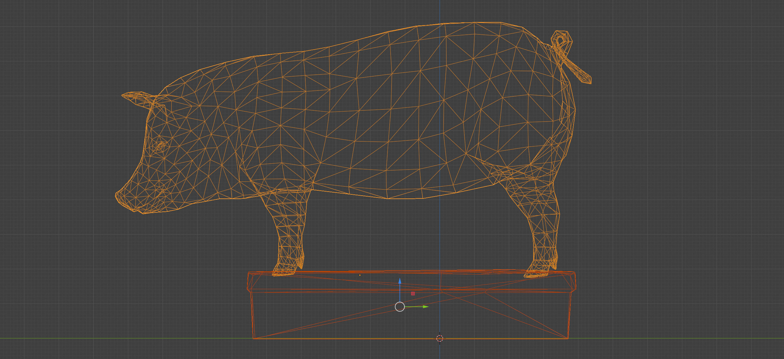 Pig Statue - High Res 3D Print ready Free 3D print model_1