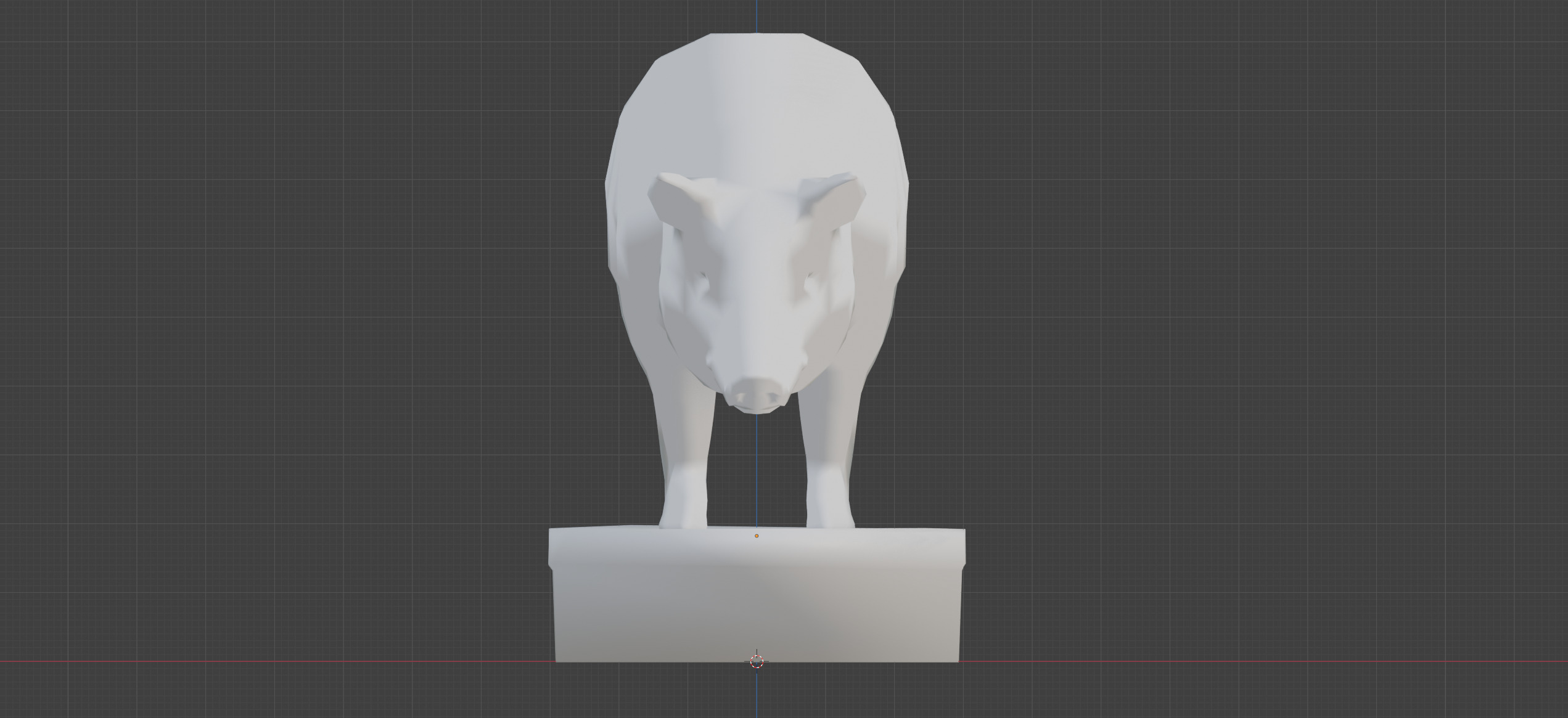 Pig Statue - High Res 3D Print ready Free 3D print model_4