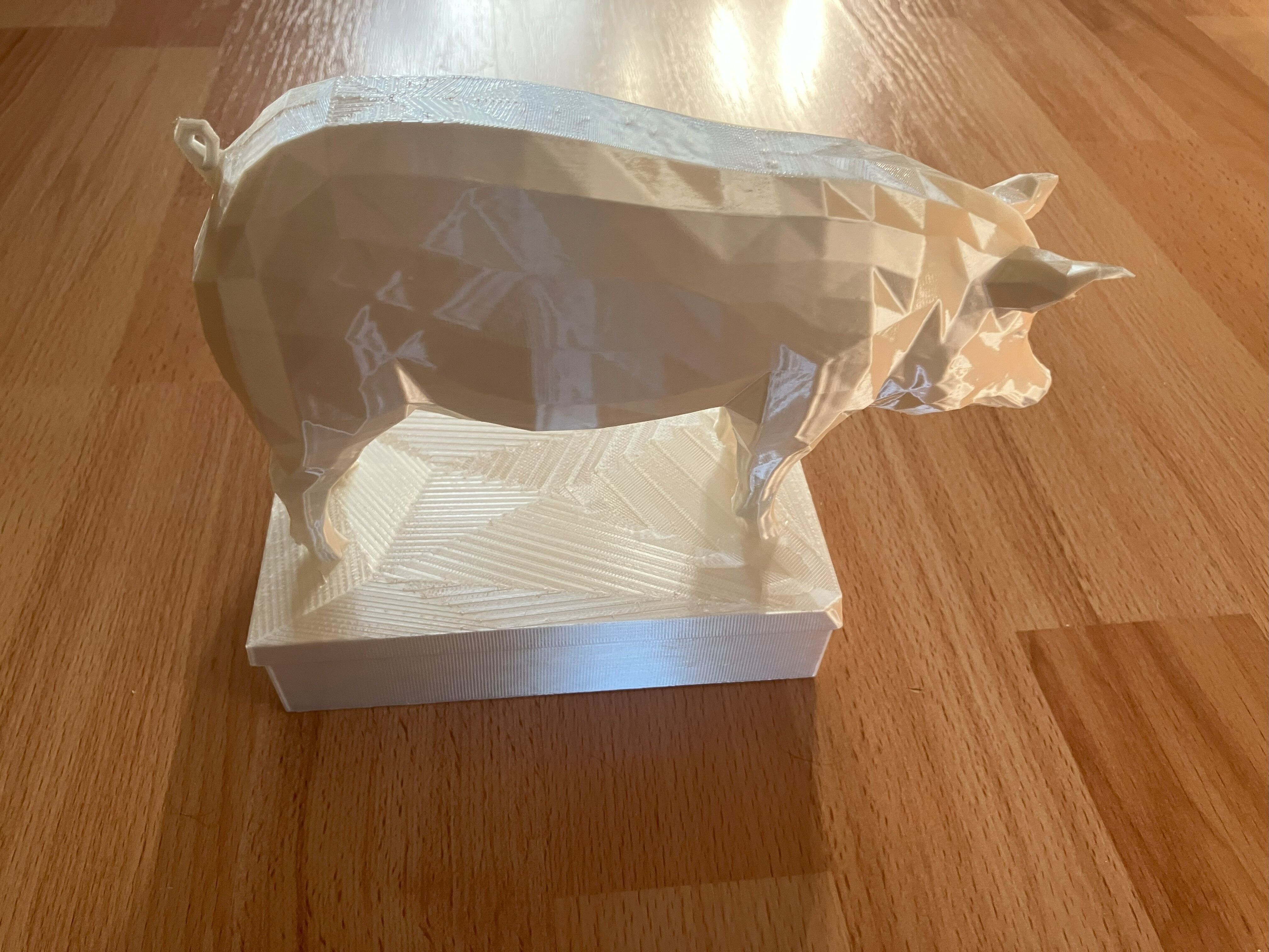 Pig Statue - High Res 3D Print ready Free 3D print model_12