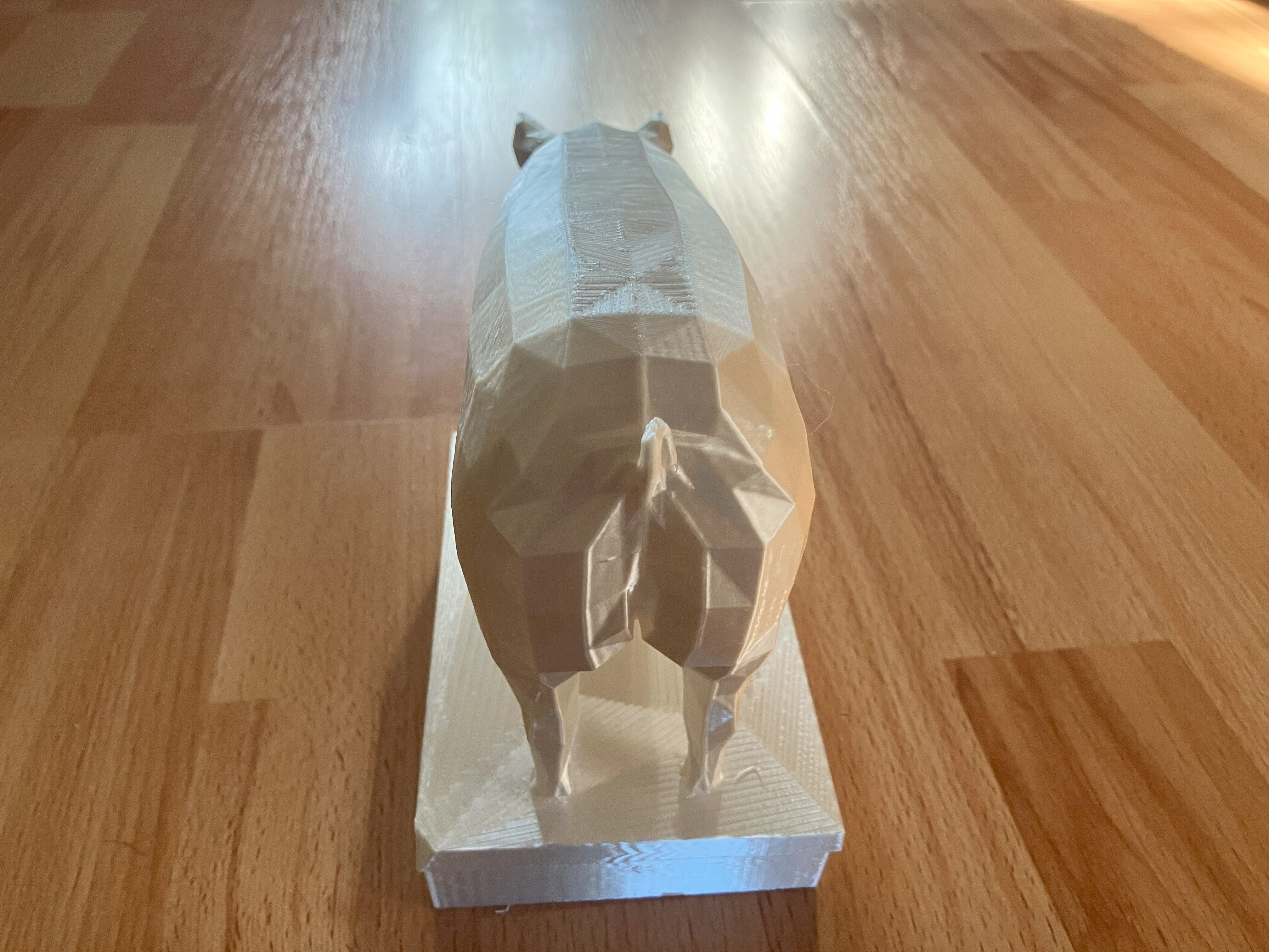 Pig Statue - High Res 3D Print ready Free 3D print model_13