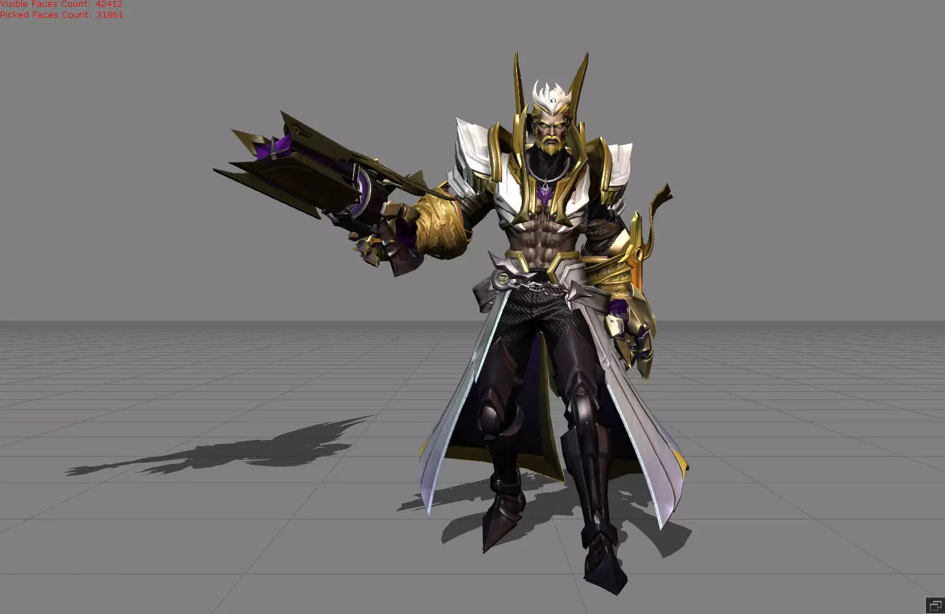 Roger Fiend Haunter Low-poly 3D model_0