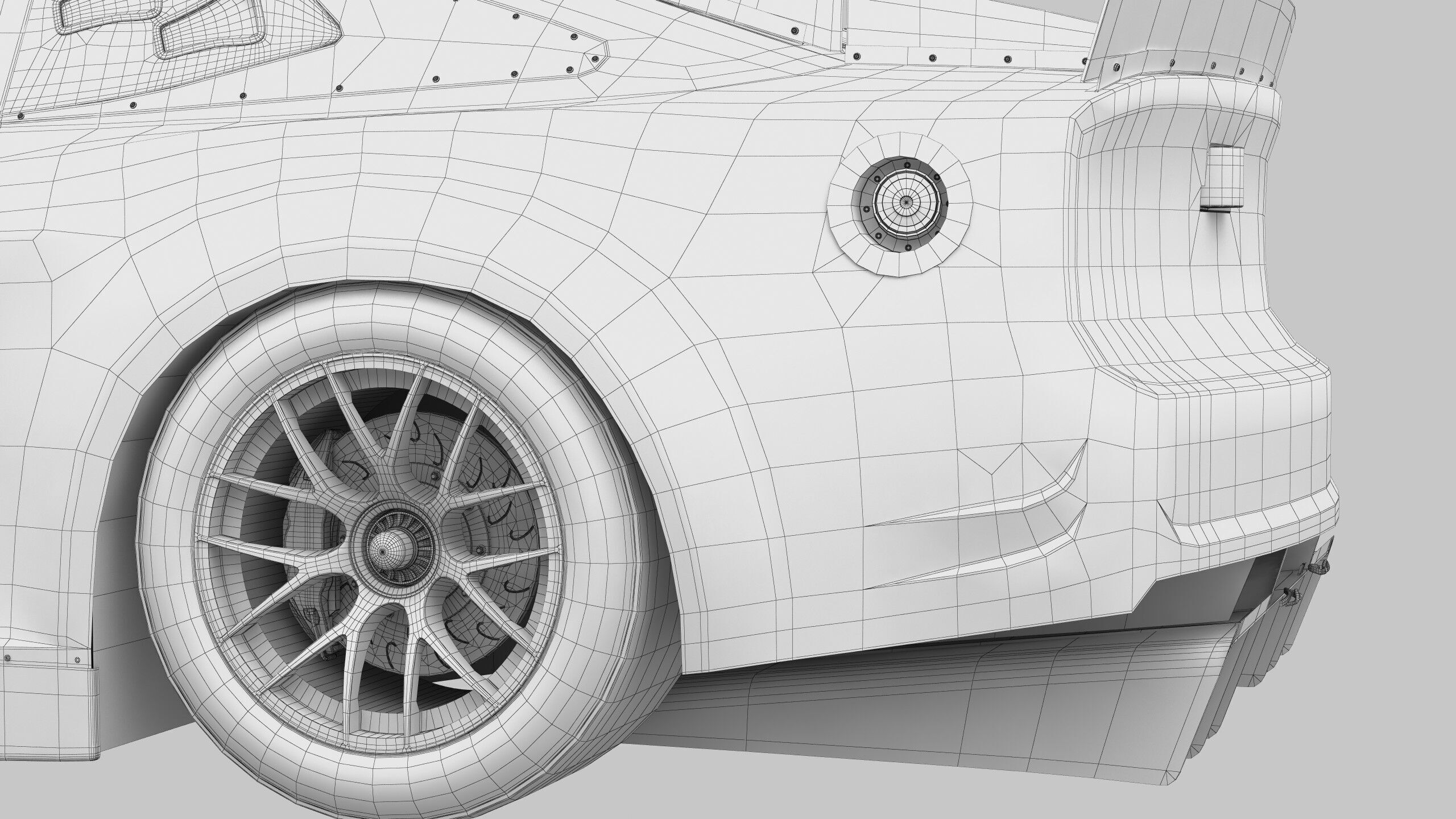 Chevrolet Camaro Nascar Daniel Suarez 99 2025 3D model_23
