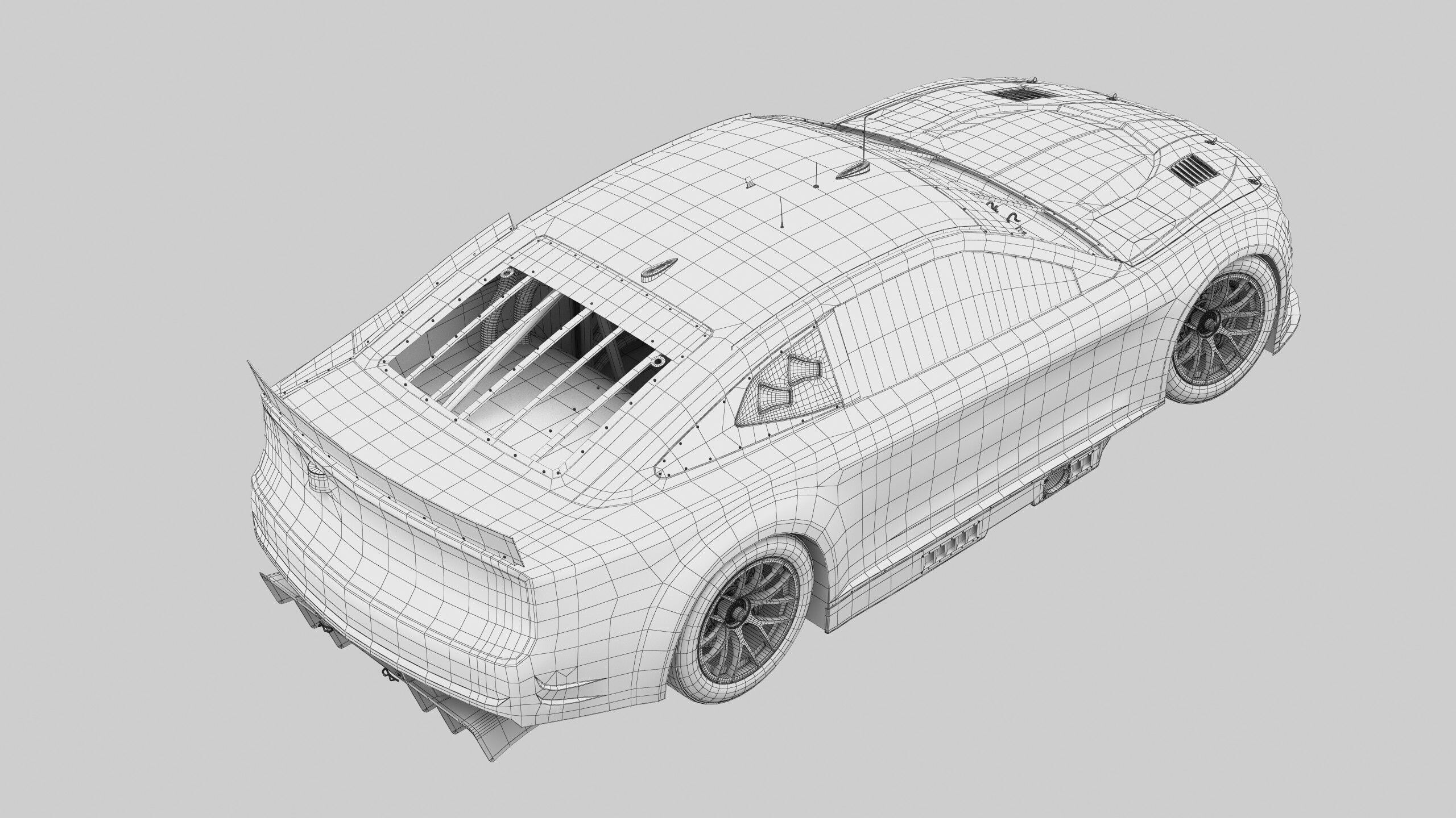 Chevrolet Camaro Nascar Daniel Suarez 99 2025 3D model_20