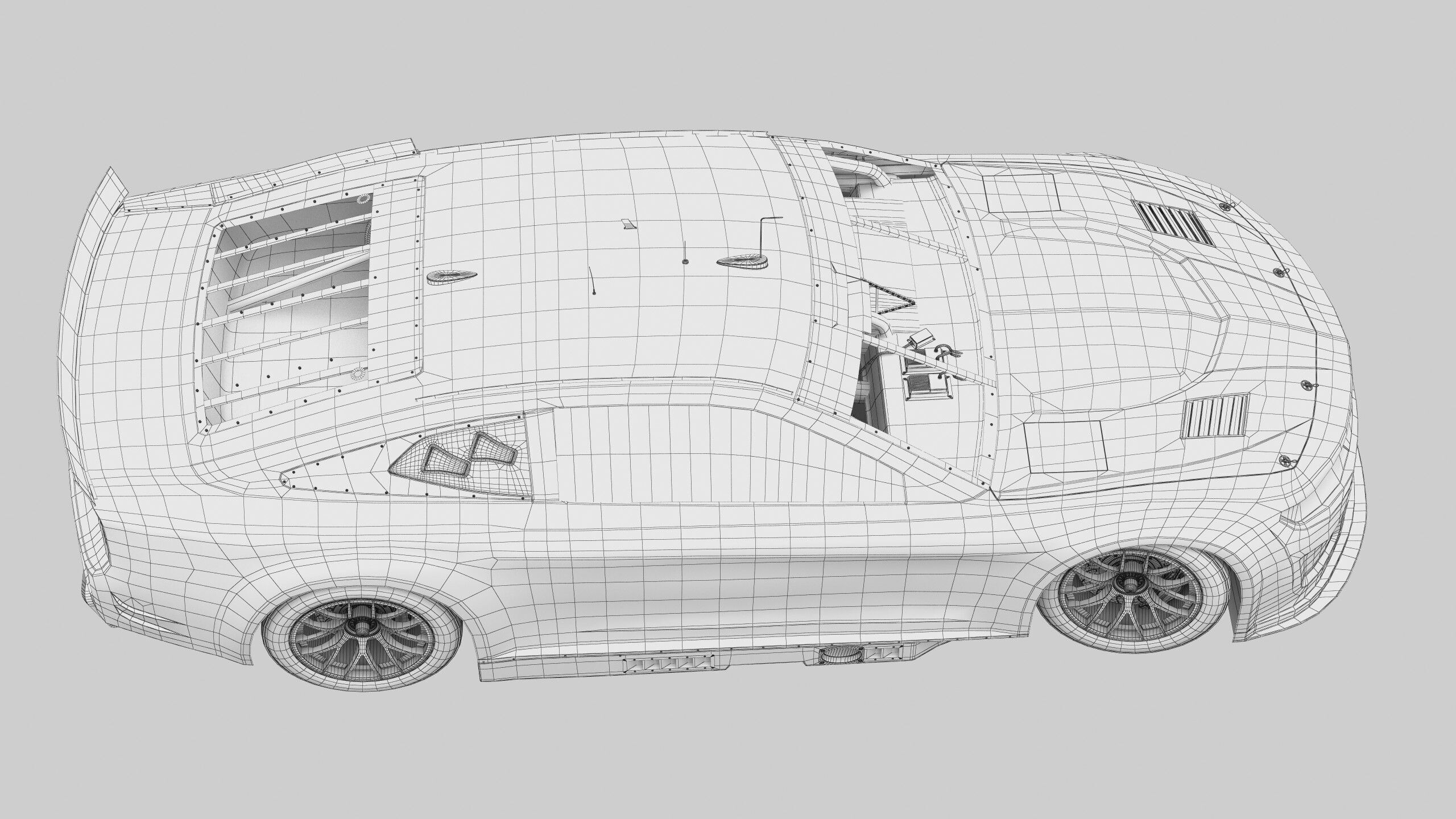 Chevrolet Camaro Nascar Daniel Suarez 99 2025 3D model_21