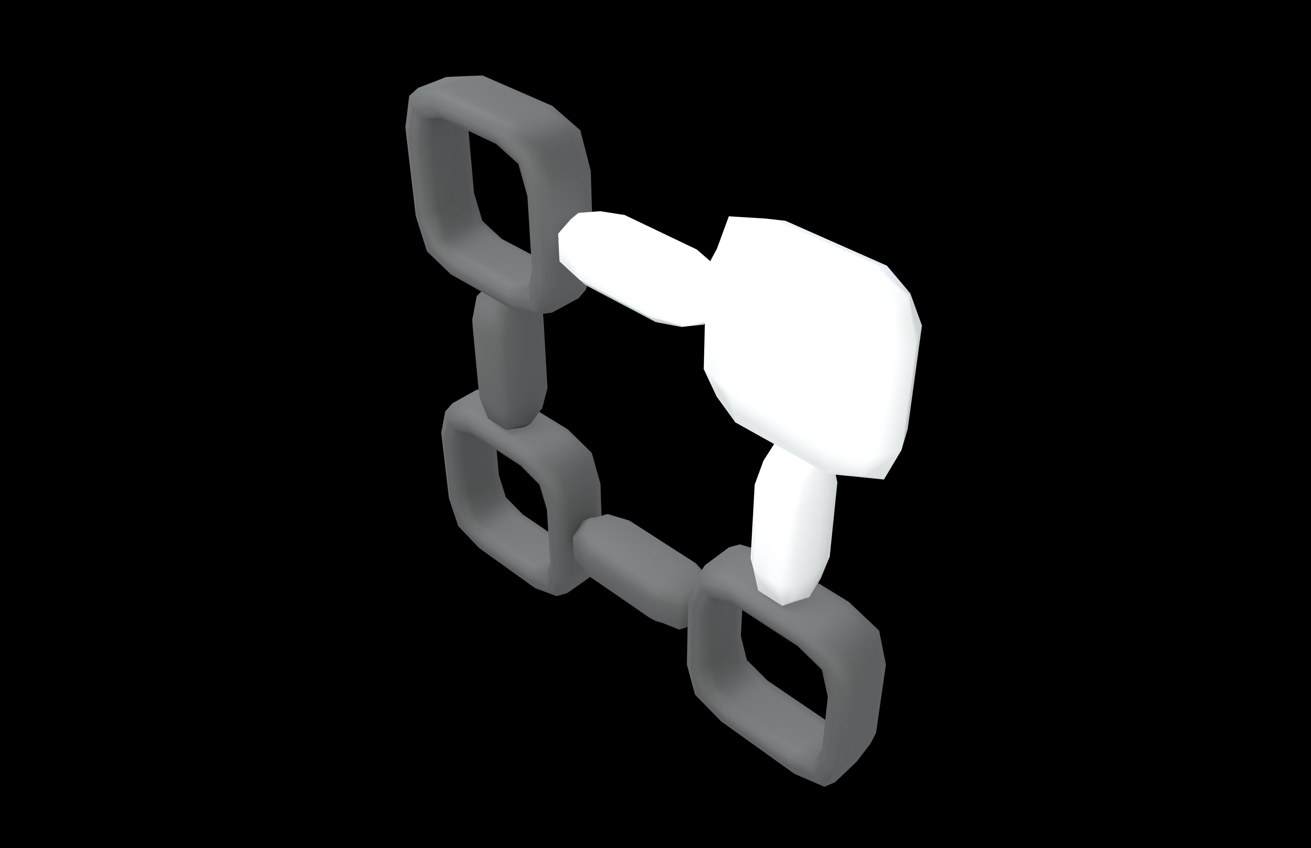 Edit Mode Symbol v1 002 Low-poly 3D model_3