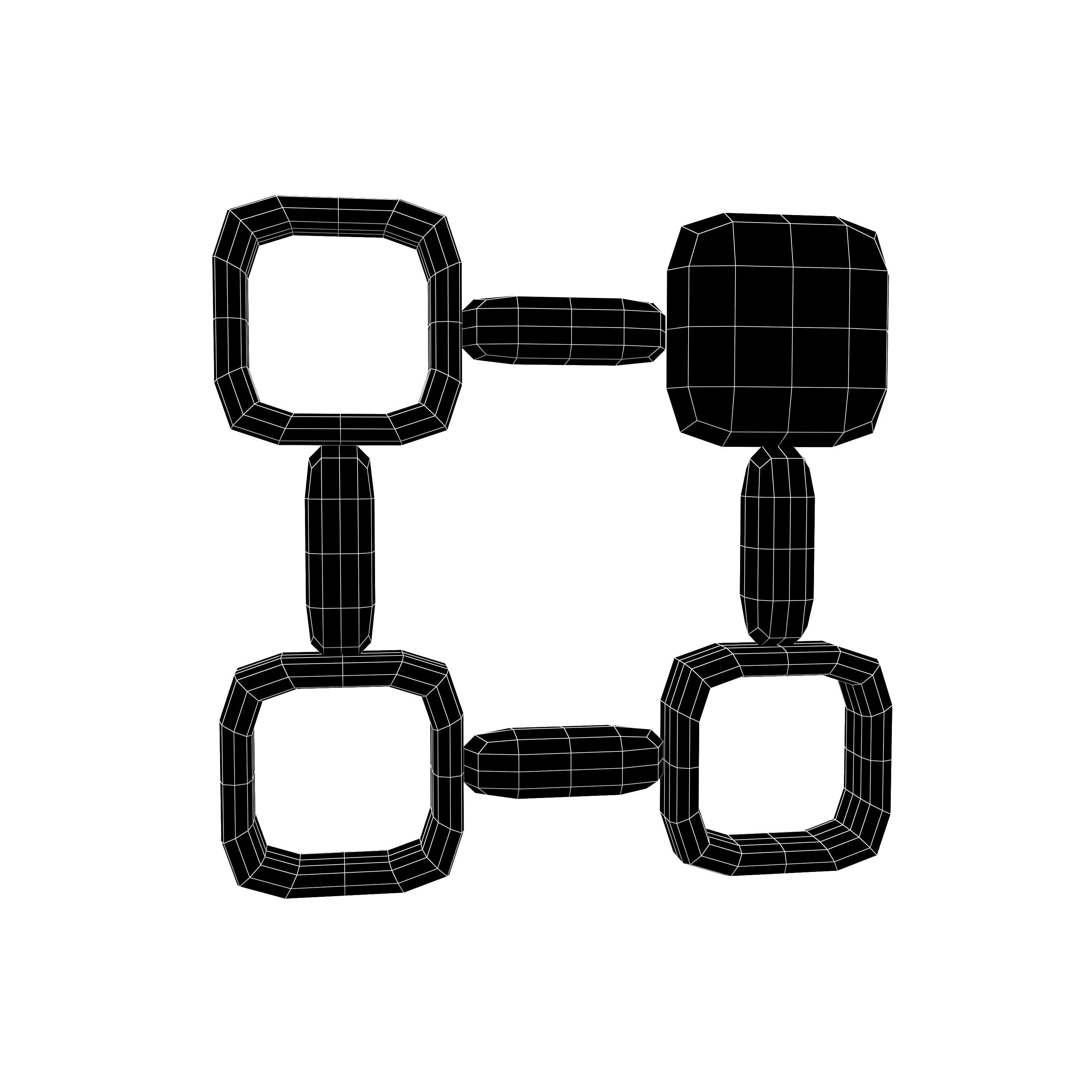 Edit Mode Symbol v1 002 Low-poly 3D model_6