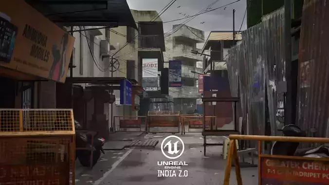 Indian Street Unreal Engine