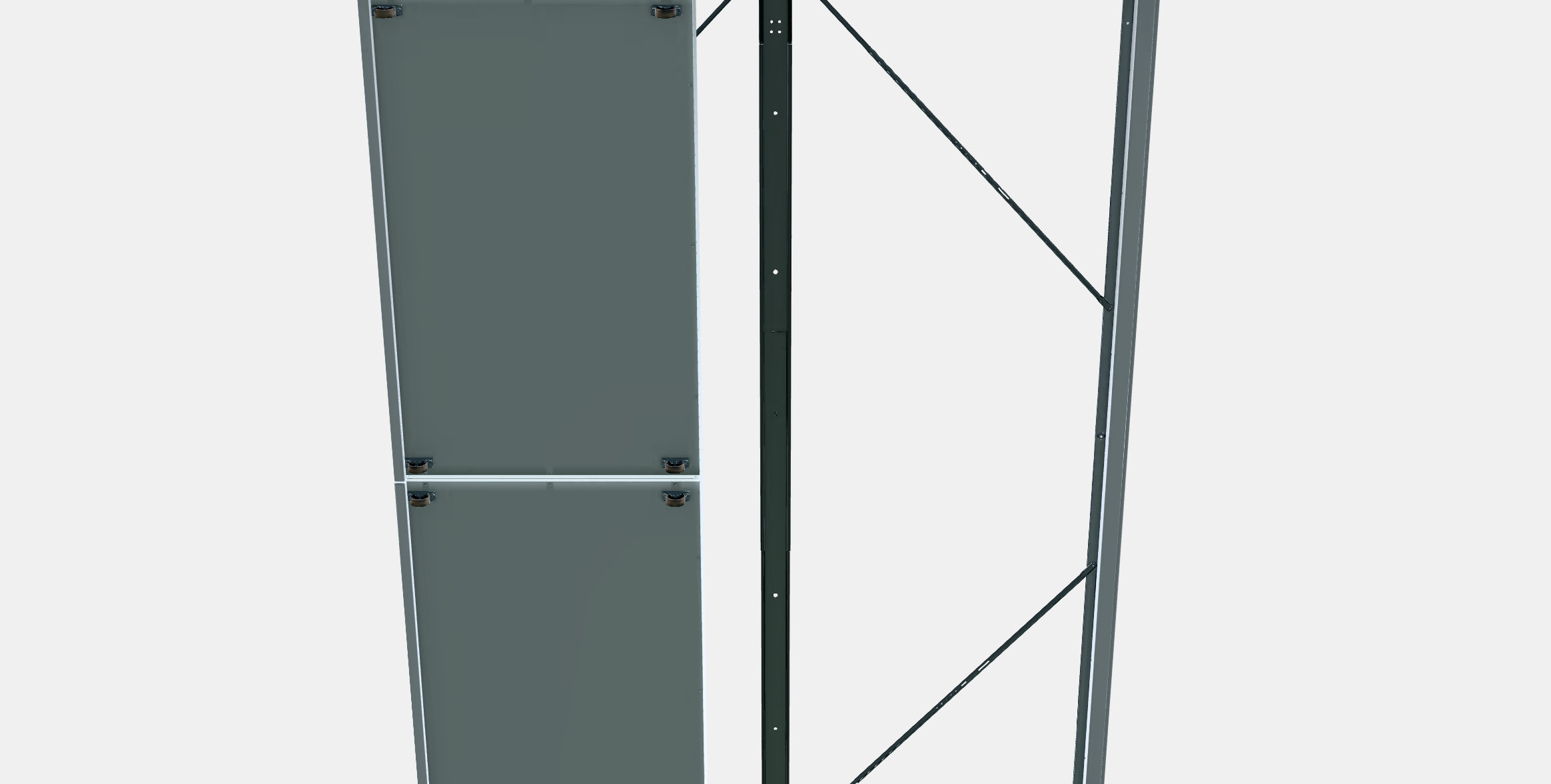 MALM high bed frame with 2 drawers 3D model_8