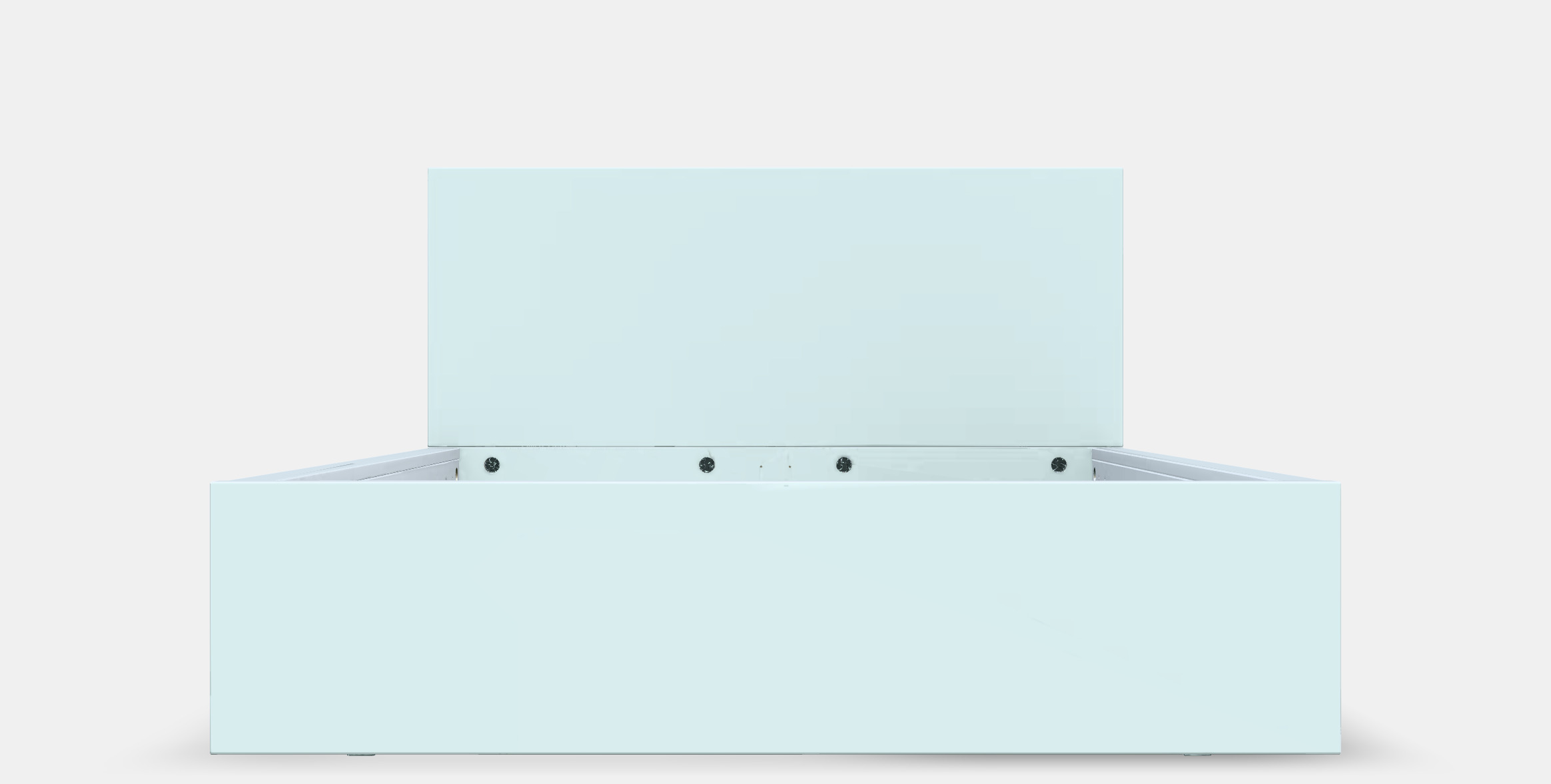 MALM high bed frame with 2 drawers 3D model_11