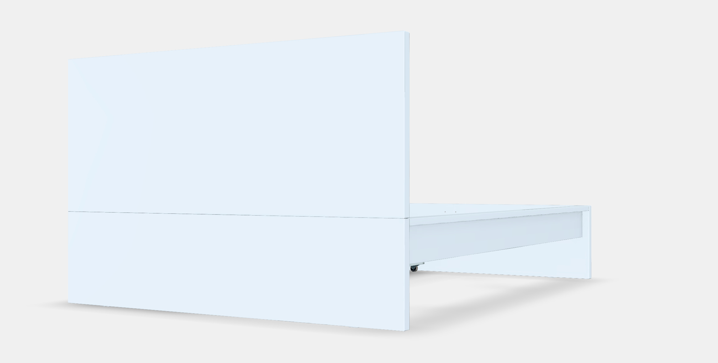 MALM high bed frame with 2 drawers 3D model_6