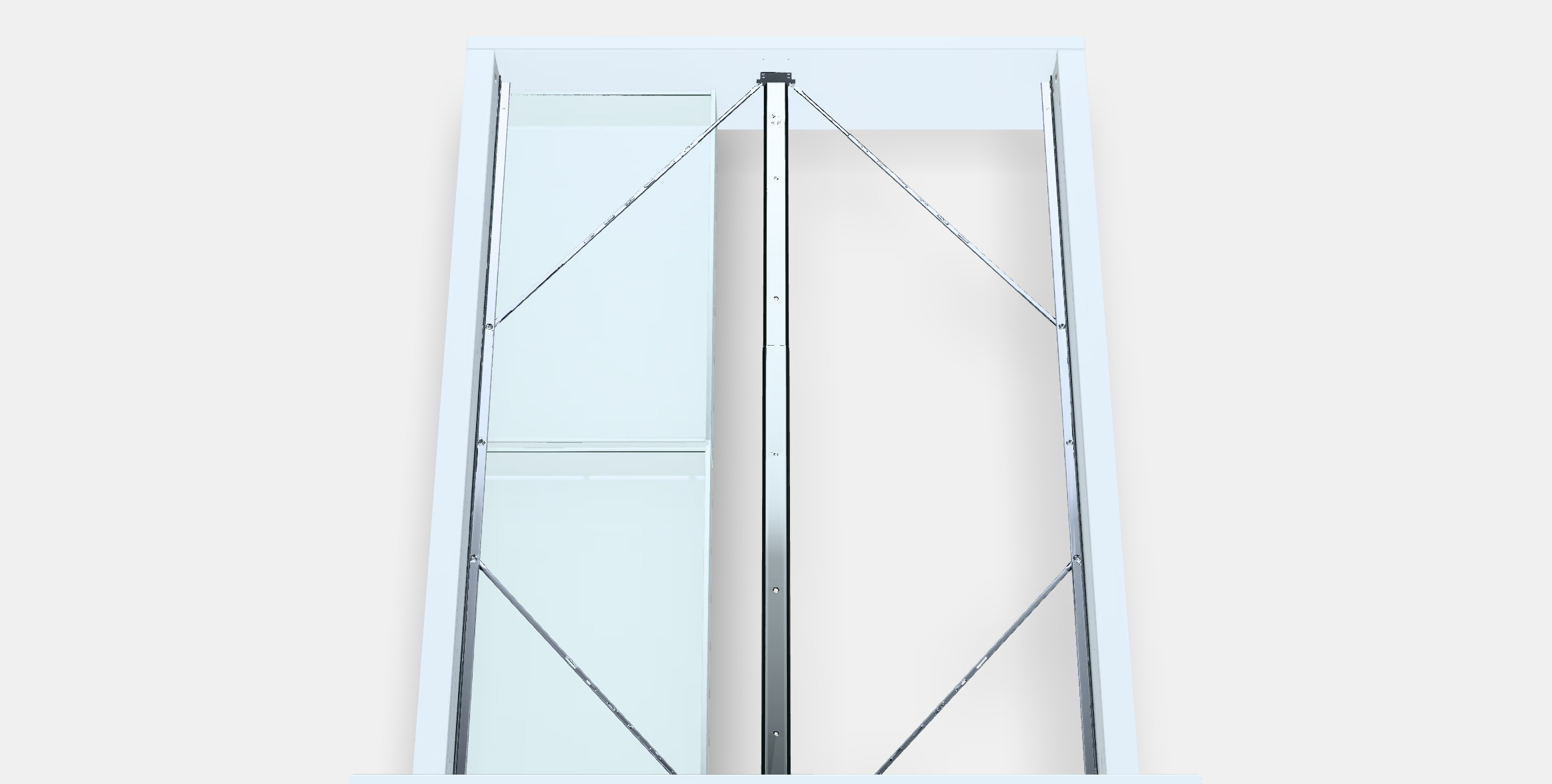 MALM high bed frame with 2 drawers 3D model_4