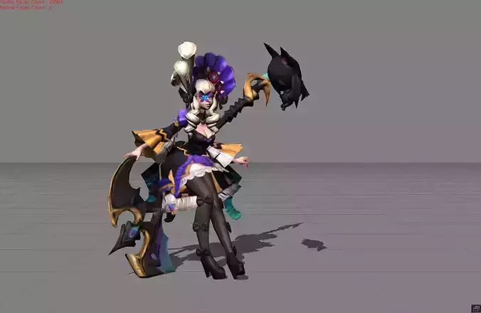 Ruby Hidden Orchid Butterfly