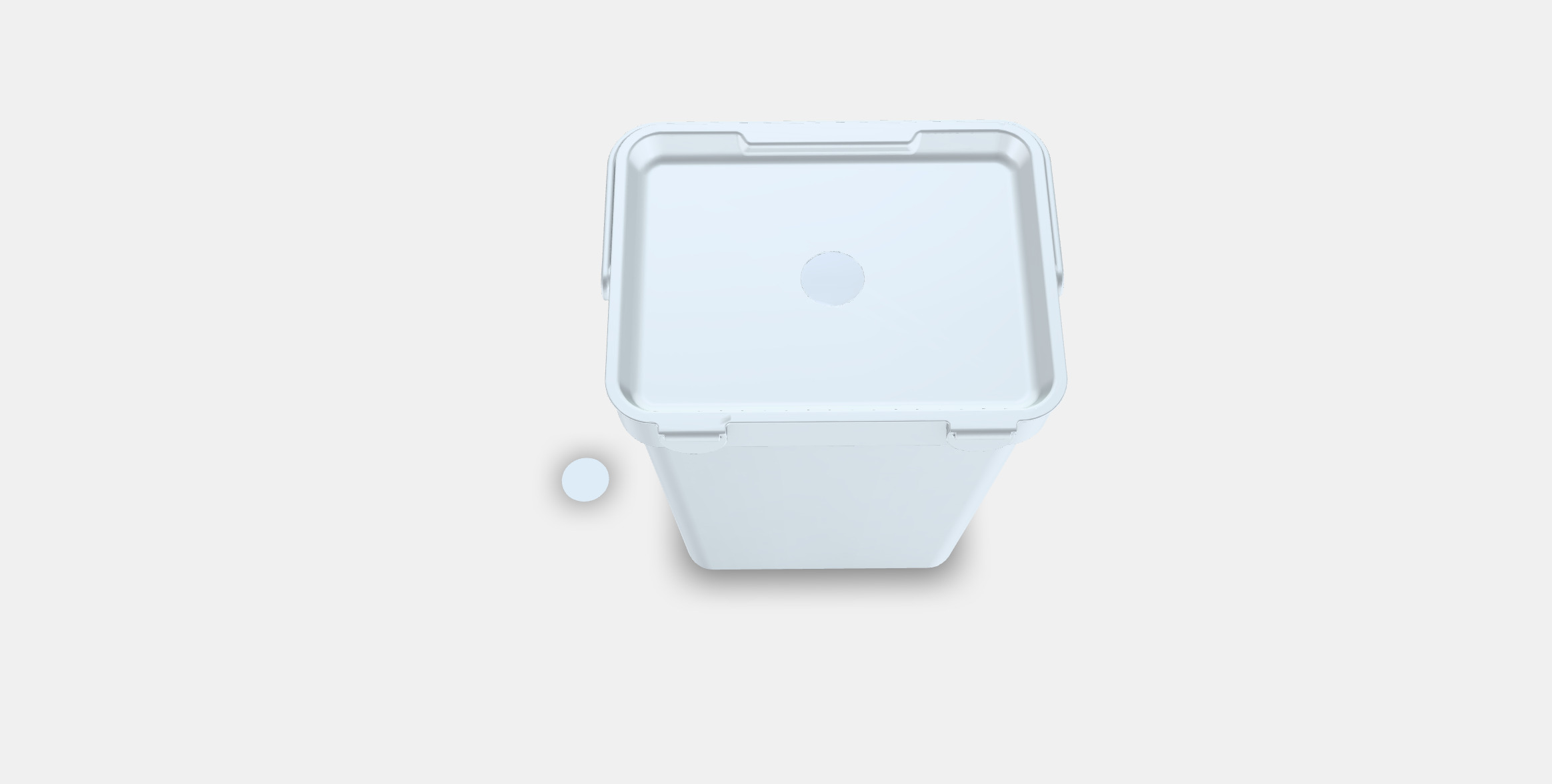 HALLBAR container with lid 1 3D model_3