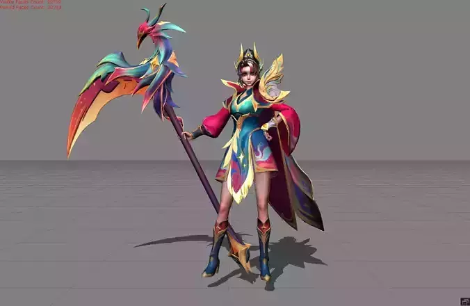 Ruby Prismatic Plume