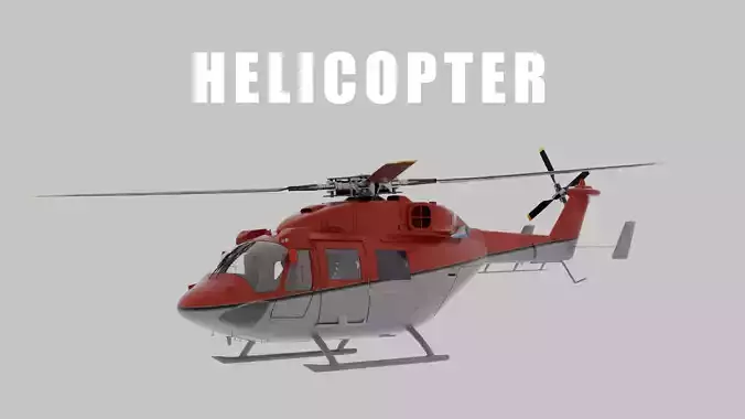 Helicopter 3D model