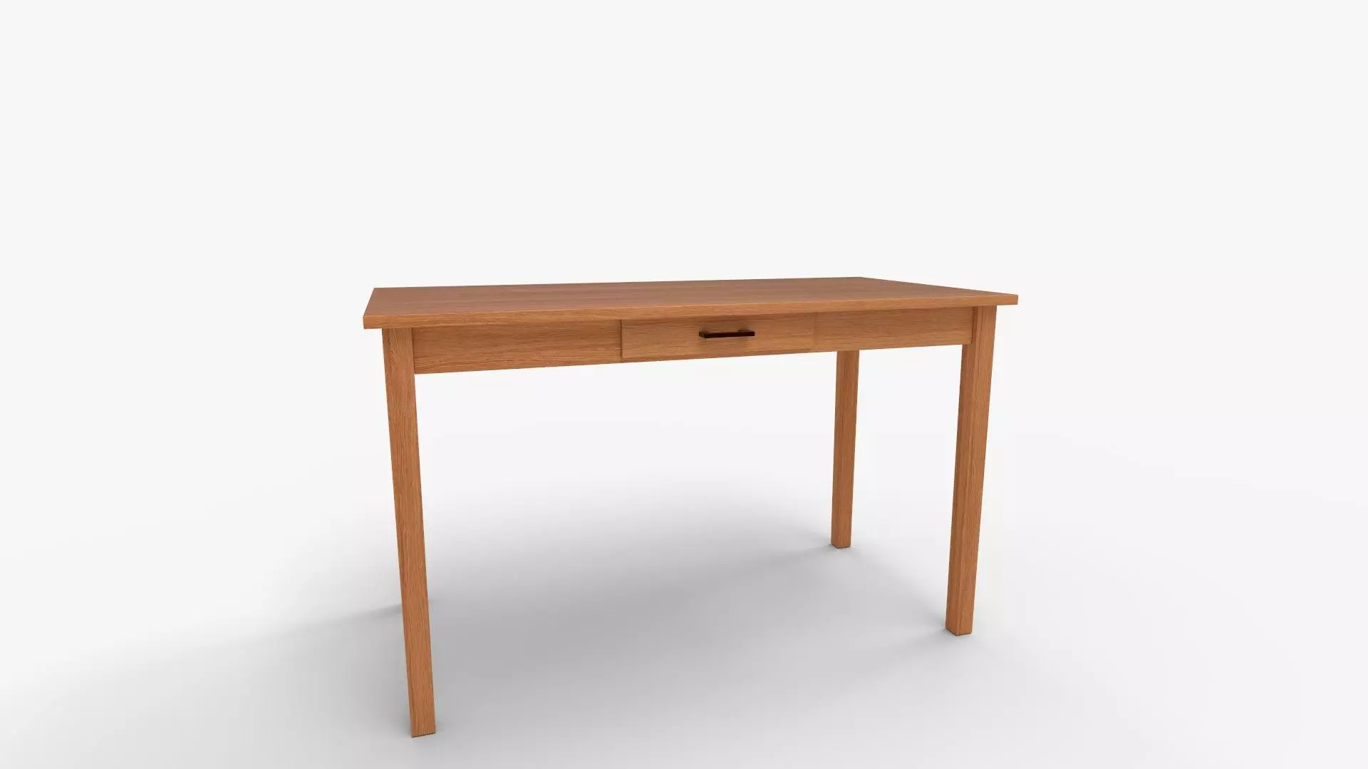 George Oliver Minnie Solid Wood Desk  and Reviews 3D model_0