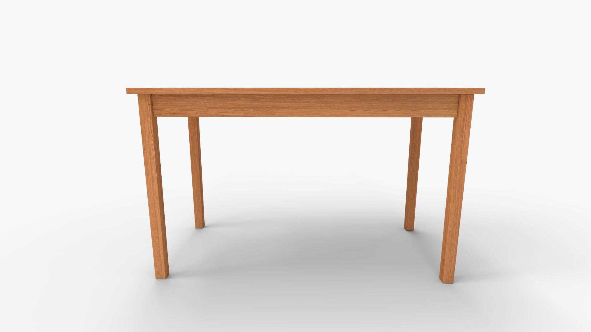 George Oliver Minnie Solid Wood Desk  and Reviews 3D model_5