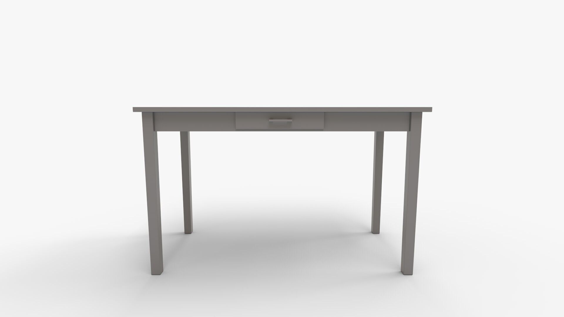 George Oliver Minnie Solid Wood Desk  and Reviews 3D model_9