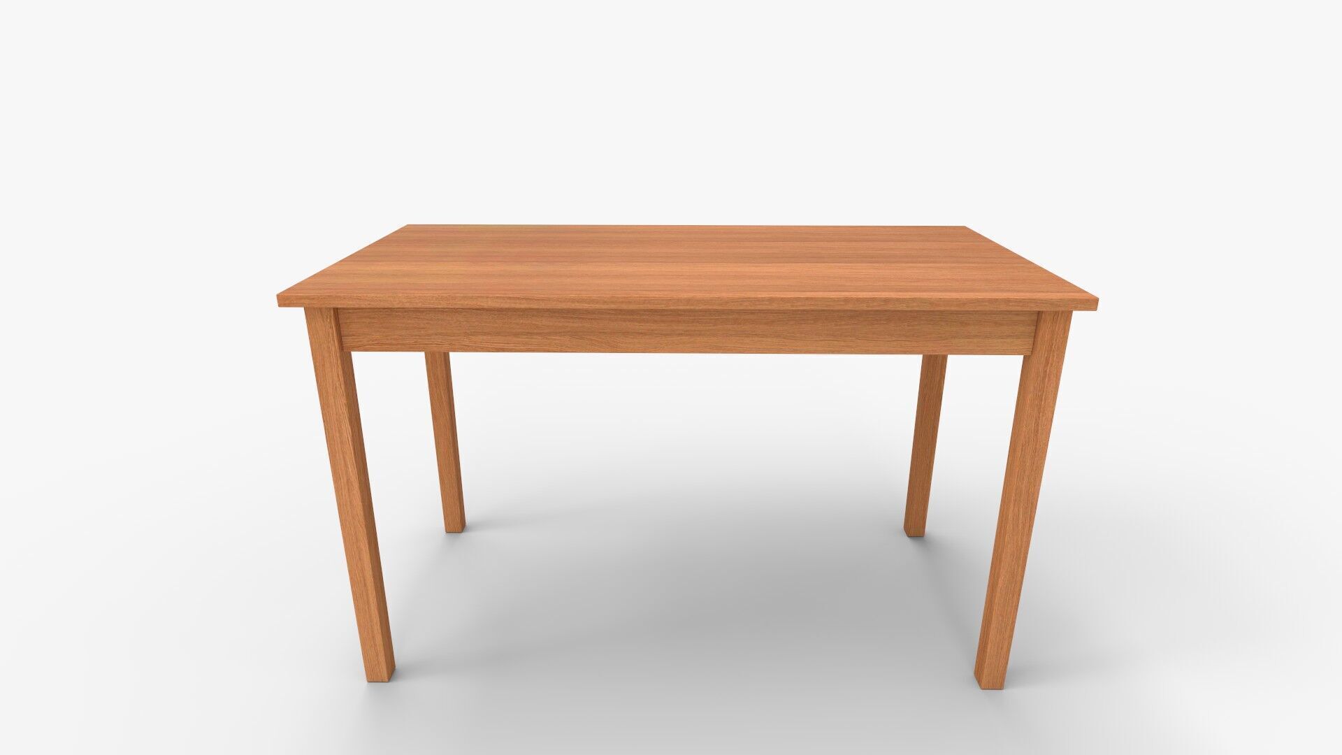 George Oliver Minnie Solid Wood Desk  and Reviews 3D model_6