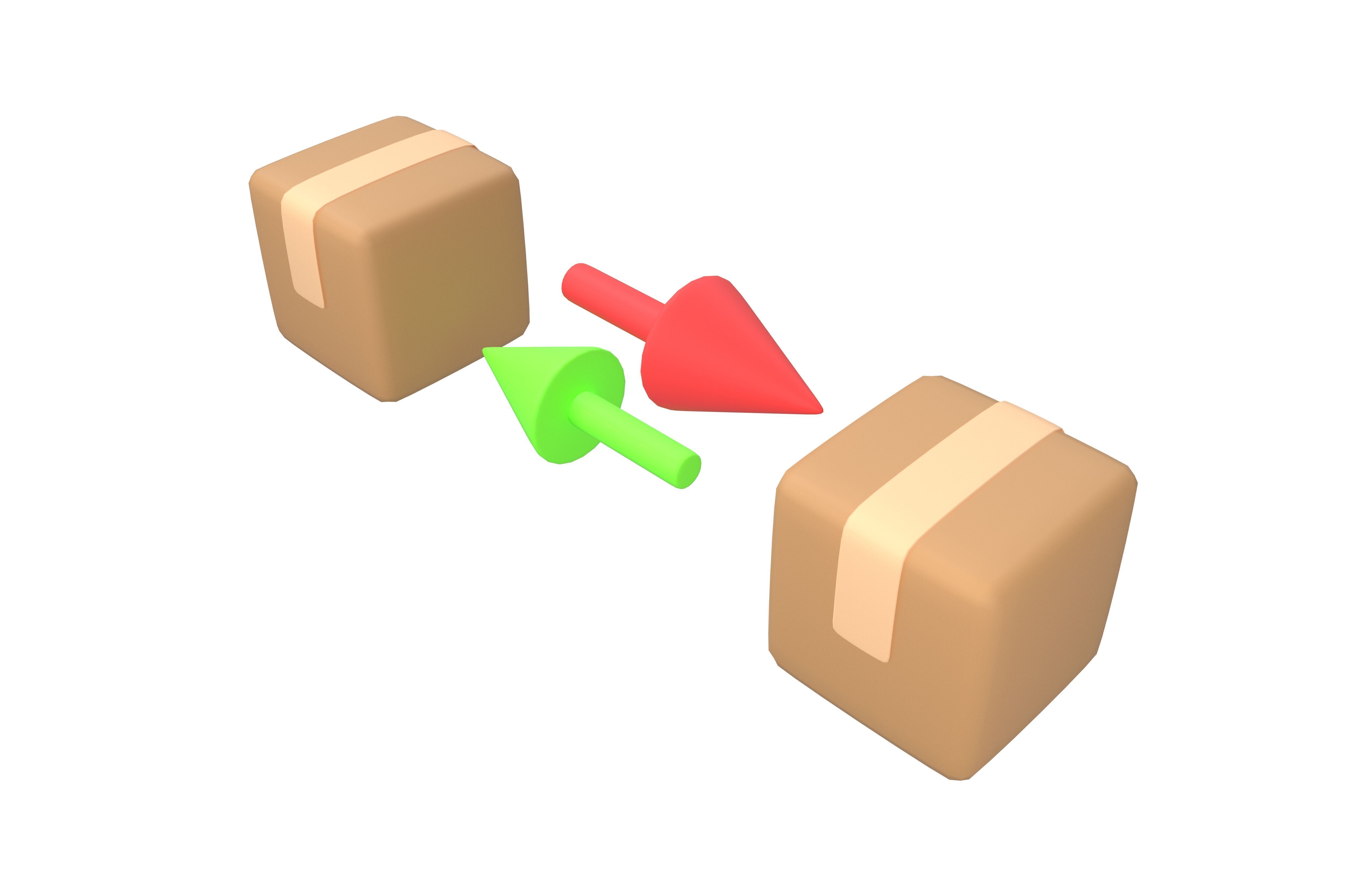 Barter Icon v1 002 Low-poly 3D model_1