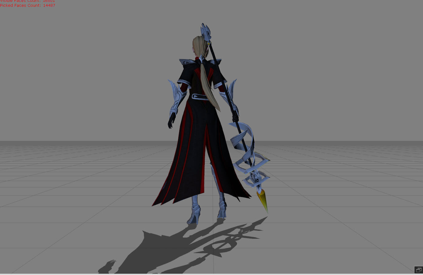 Silvana Hallowed Lance Low-poly 3D model_3