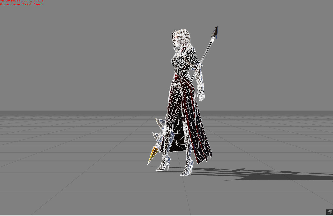 Silvana Hallowed Lance Low-poly 3D model_6