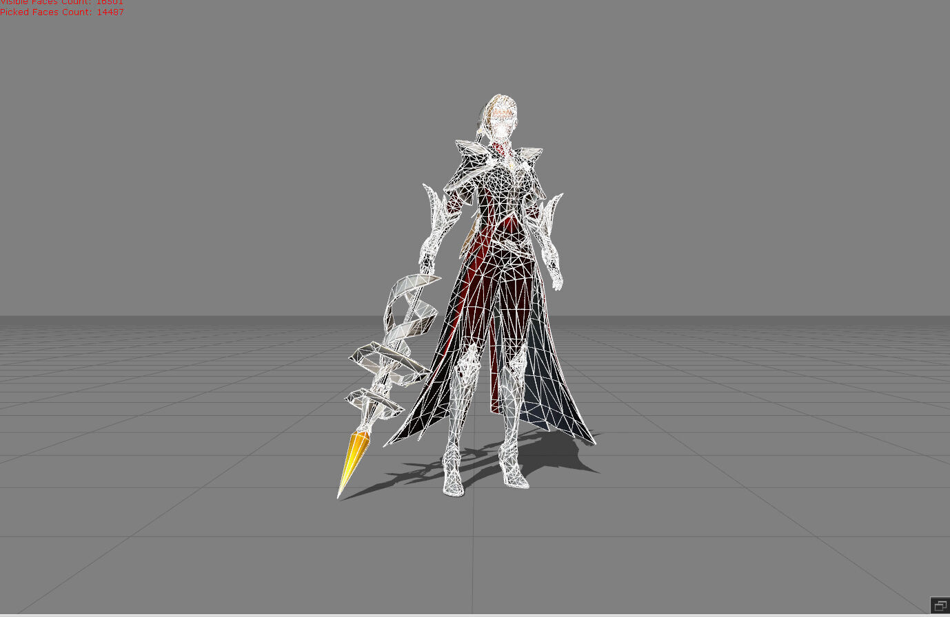 Silvana Hallowed Lance Low-poly 3D model_4