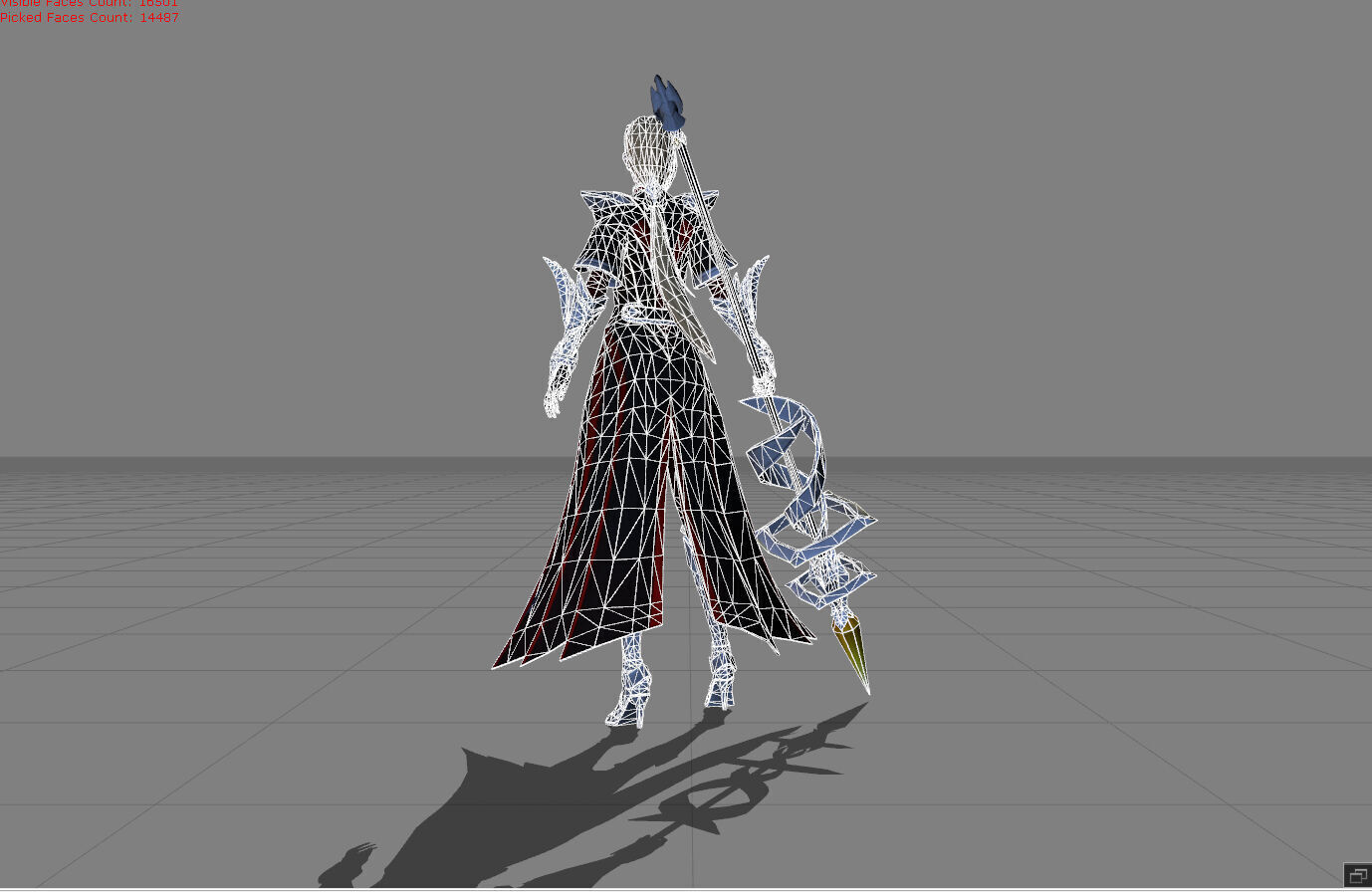 Silvana Hallowed Lance Low-poly 3D model_7