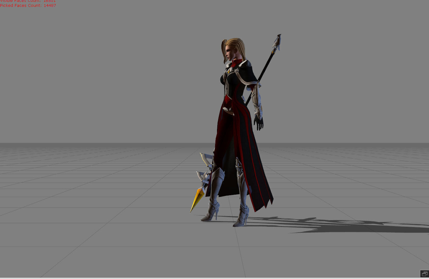 Silvana Hallowed Lance Low-poly 3D model_2