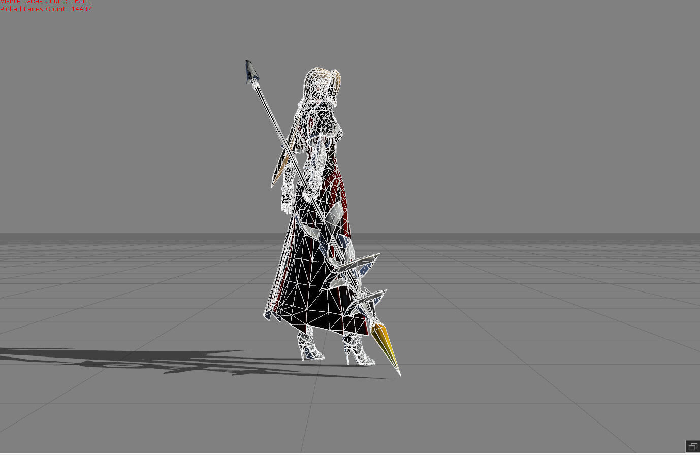 Silvana Hallowed Lance Low-poly 3D model_5