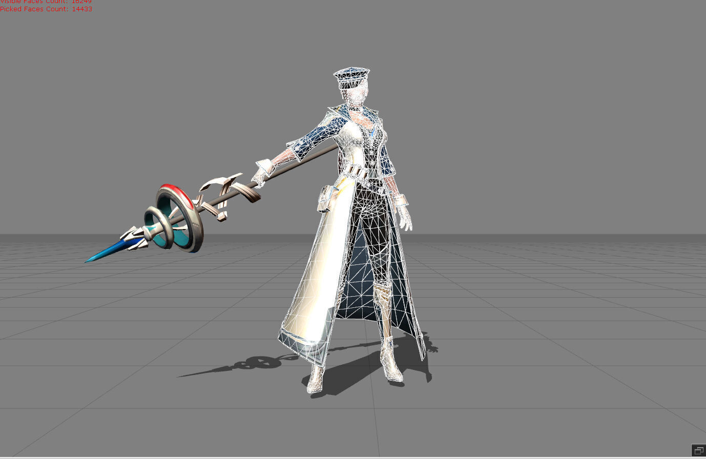 Silvana Future Cop Low-poly 3D model_4