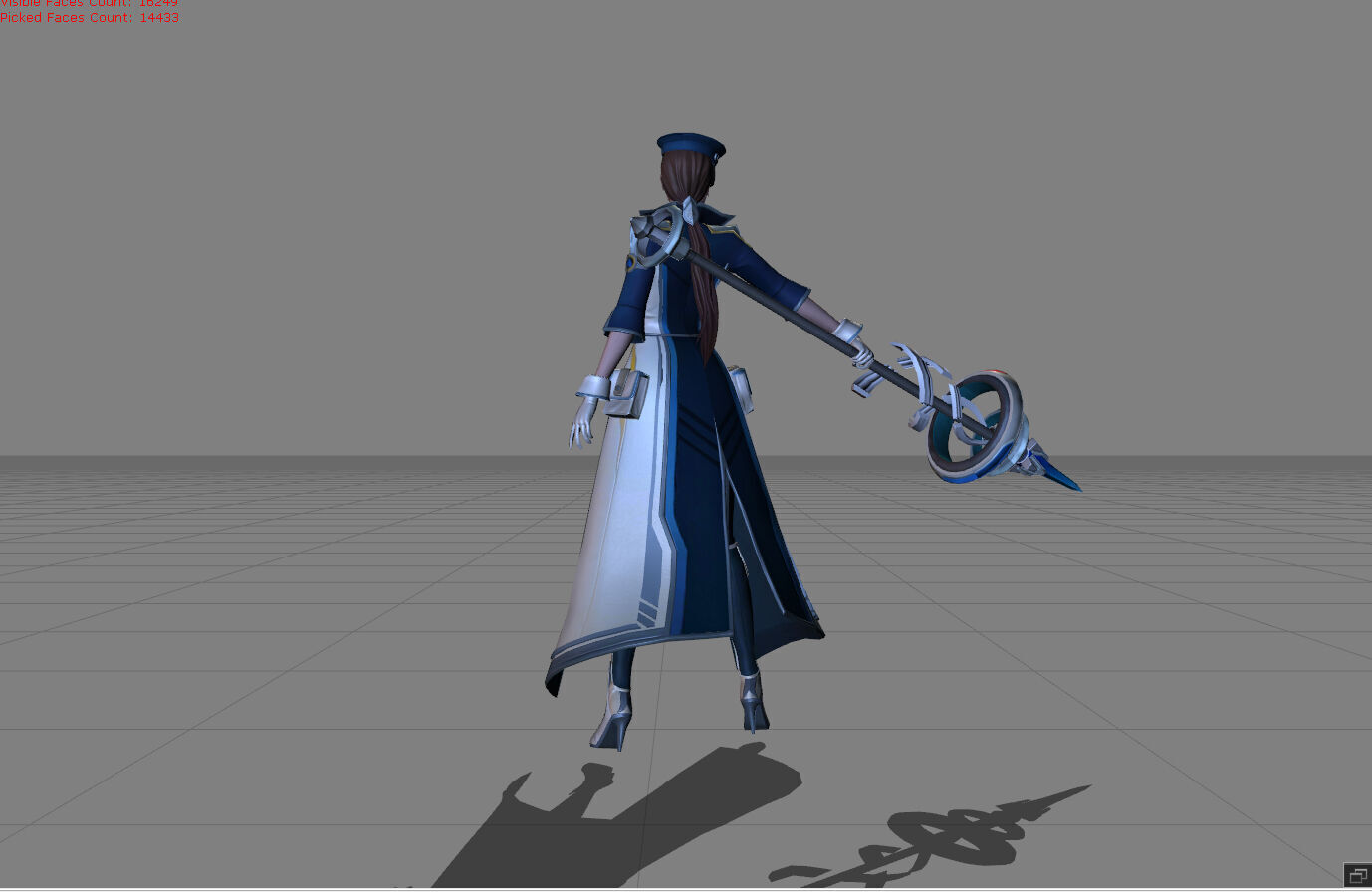 Silvana Future Cop Low-poly 3D model_3