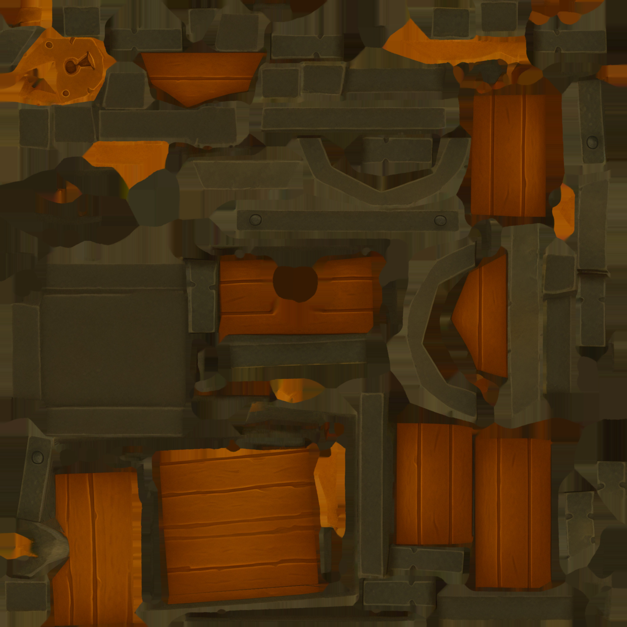 RGBForest Mage Pack  Stylized RPG Magic Props Set  Low-poly 3D model_6