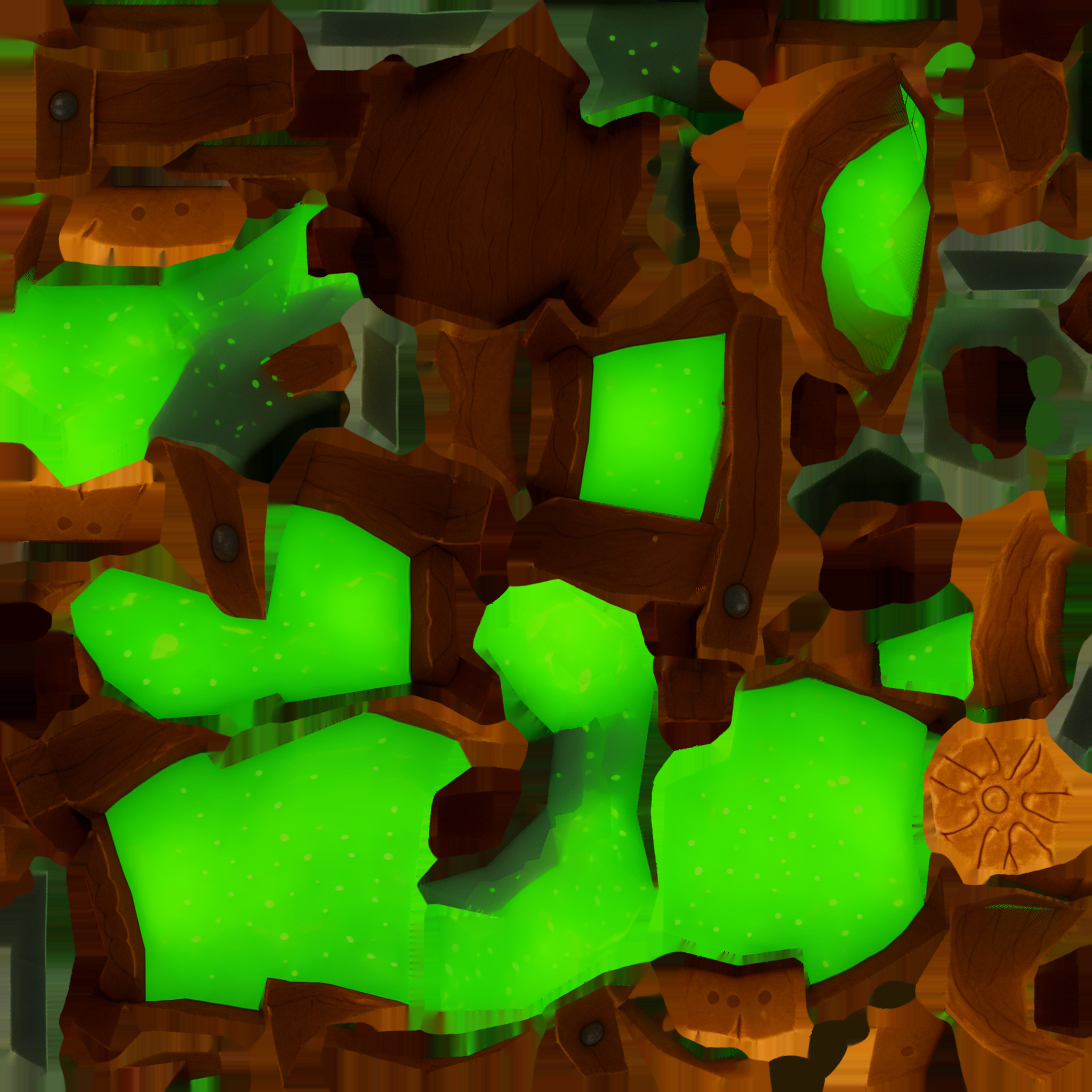 RGBForest Mage Pack  Stylized RPG Magic Props Set  Low-poly 3D model_5