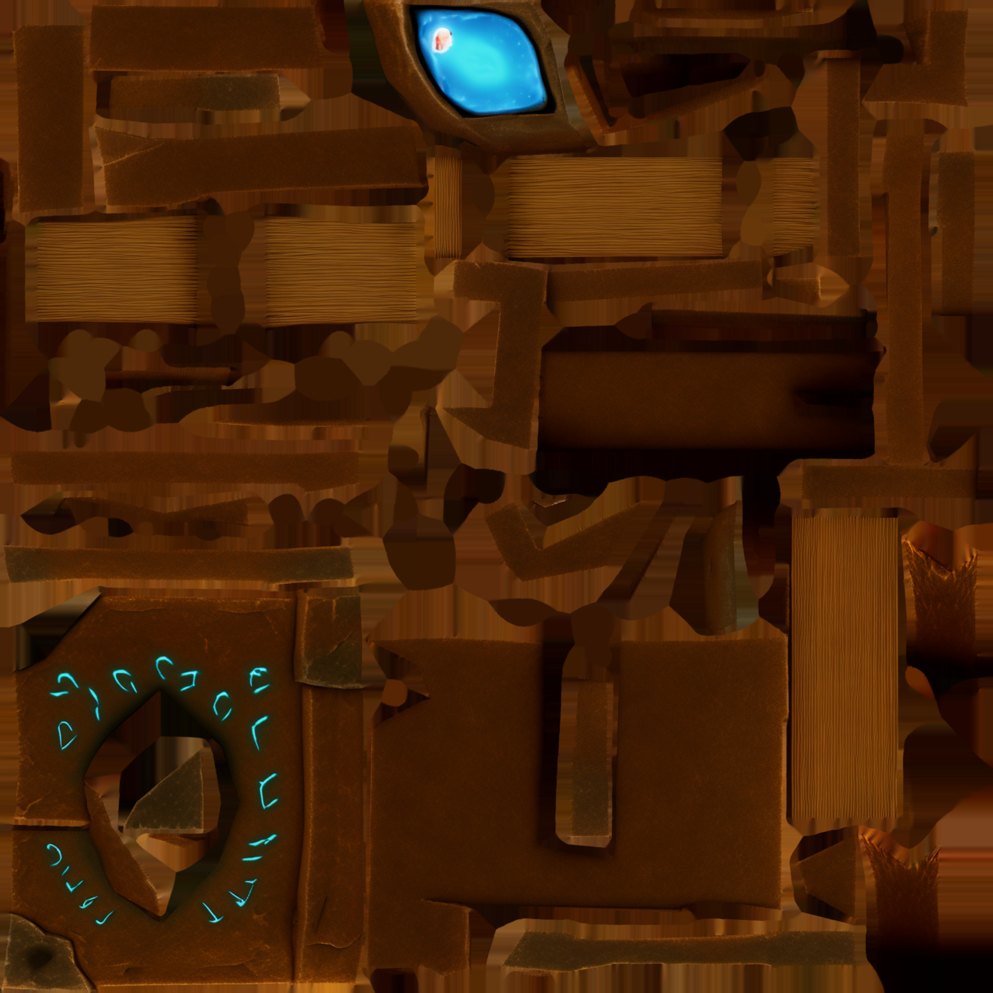 RGBForest Mage Pack  Stylized RPG Magic Props Set  Low-poly 3D model_2