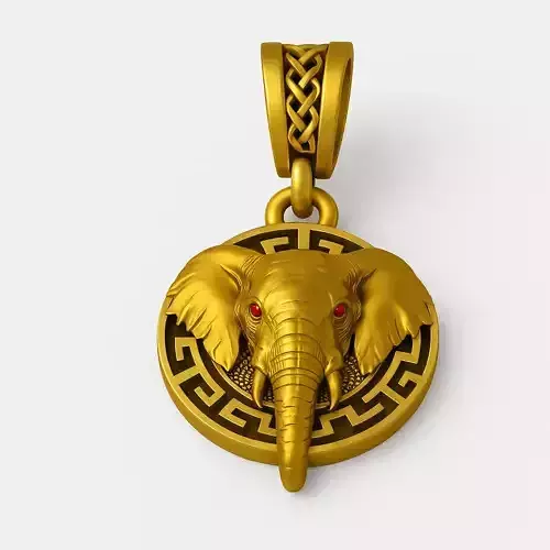 Elephant Head Pendant